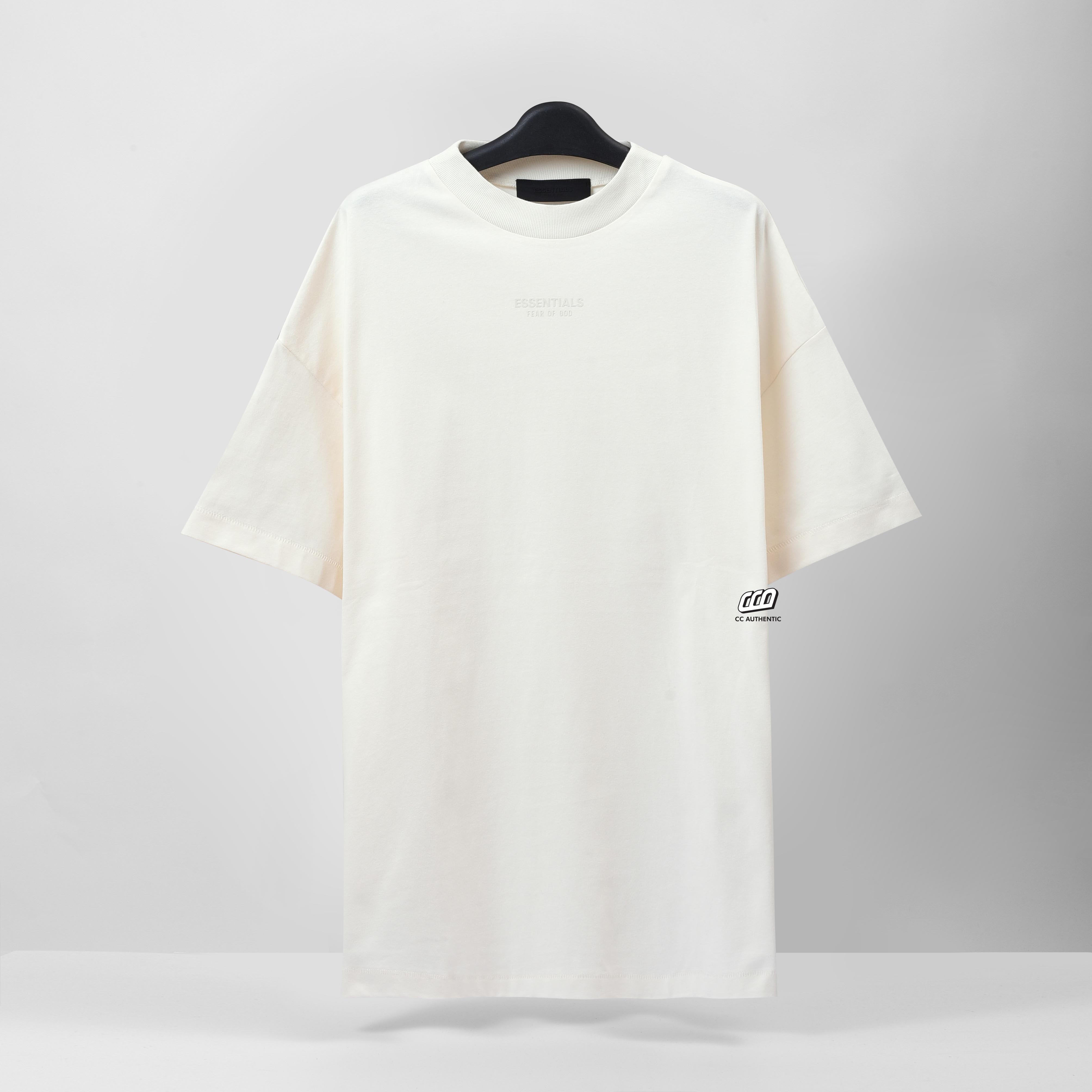 FOG ESSENTIALS FW23 T-SHIRT - CLOUDS DANCER