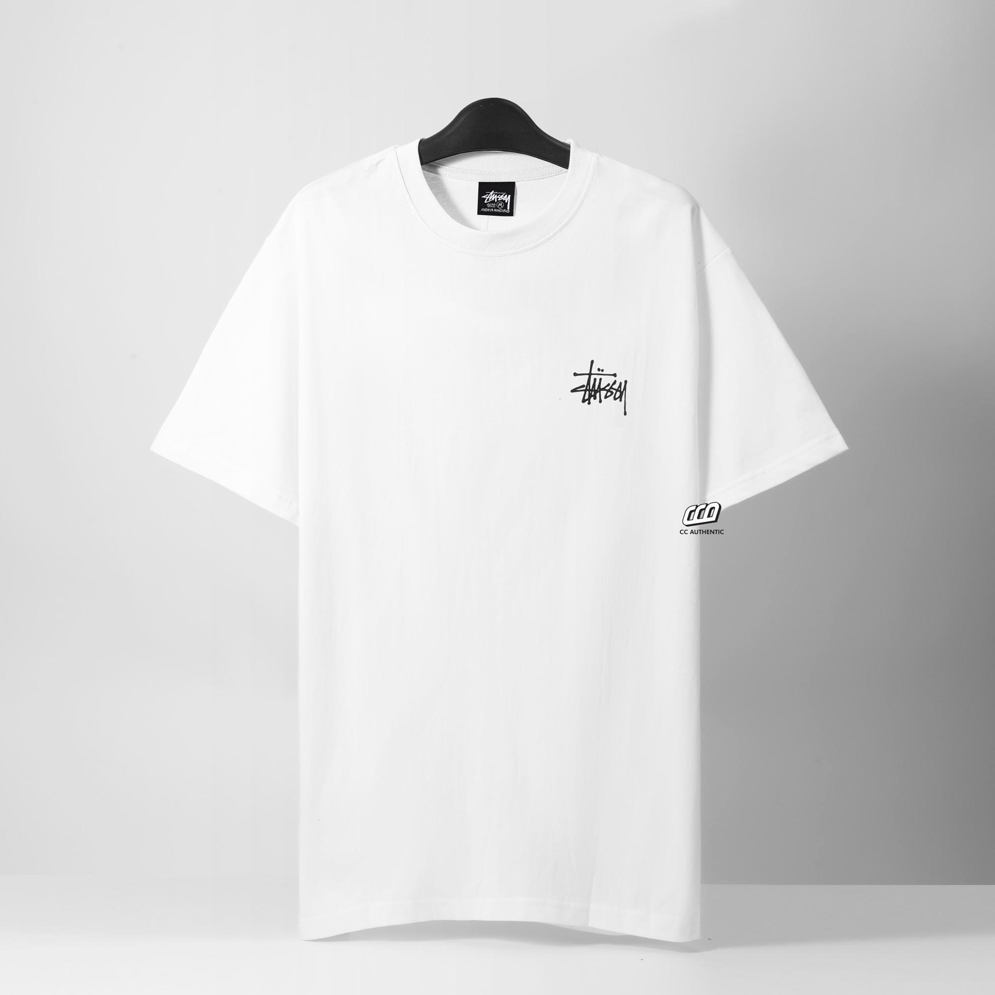 STUSSY BASIC T-SHIRT - WHITE