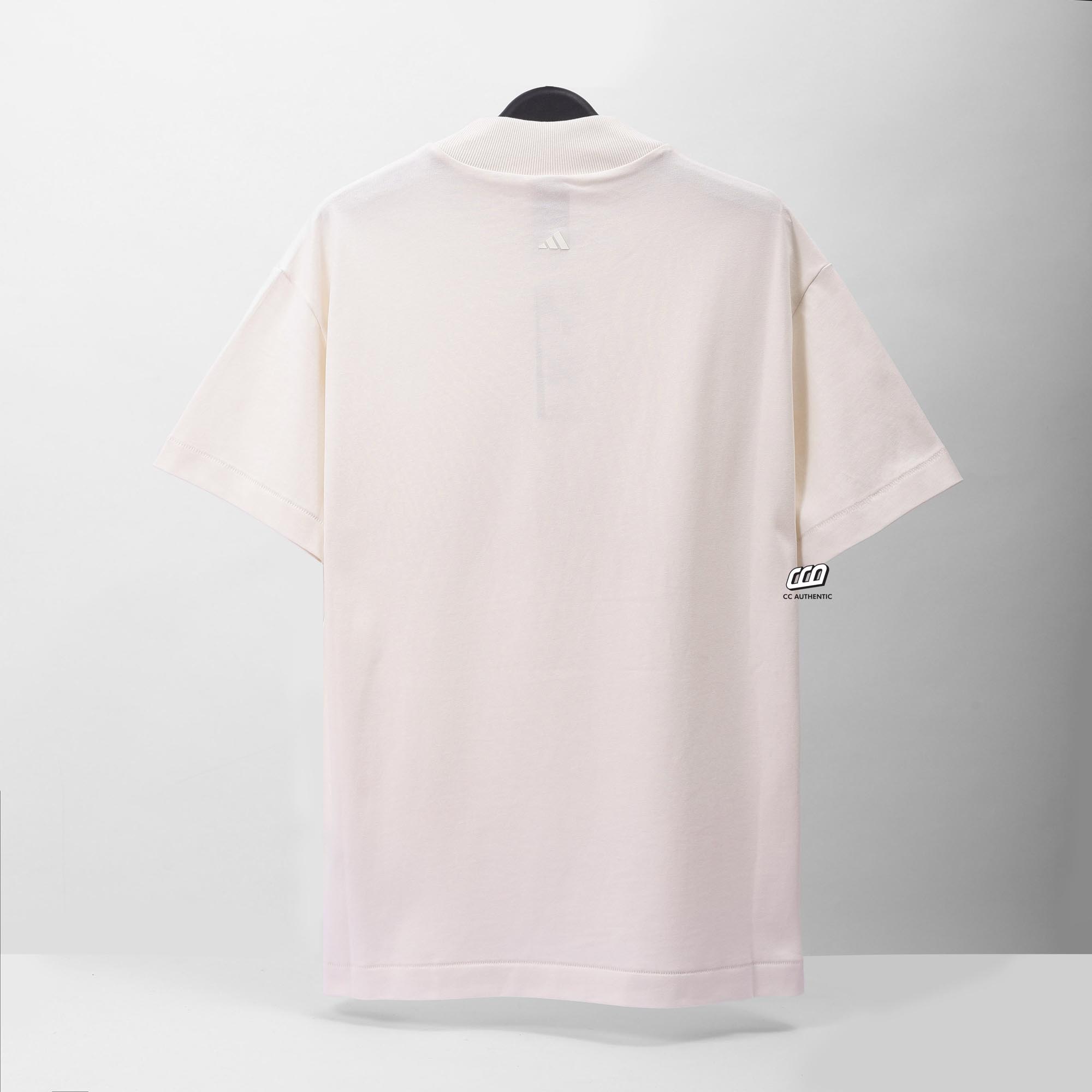 ADIDAS ORIGINALS BASKETBALL T-SHIRT - CLOUD WHITE