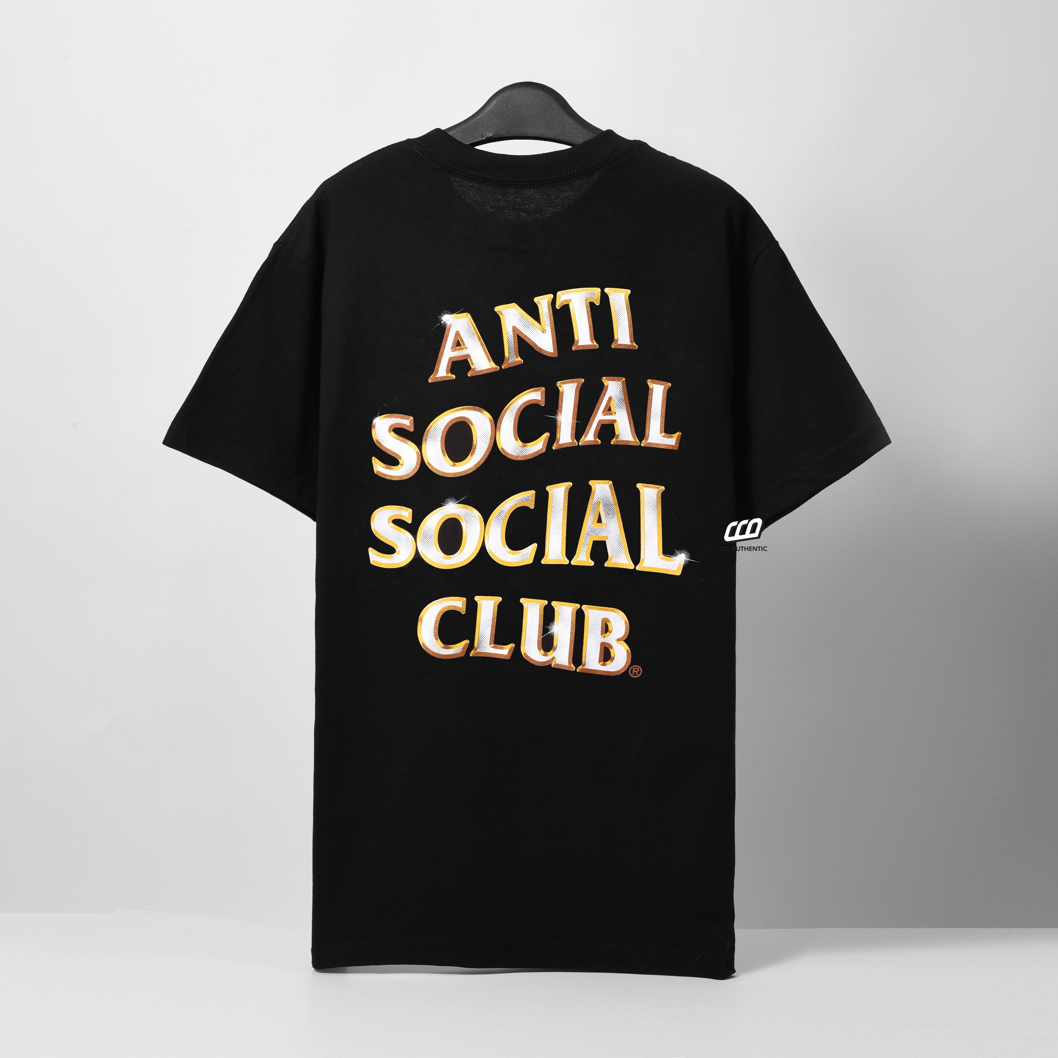 assc golden t-shirt - black