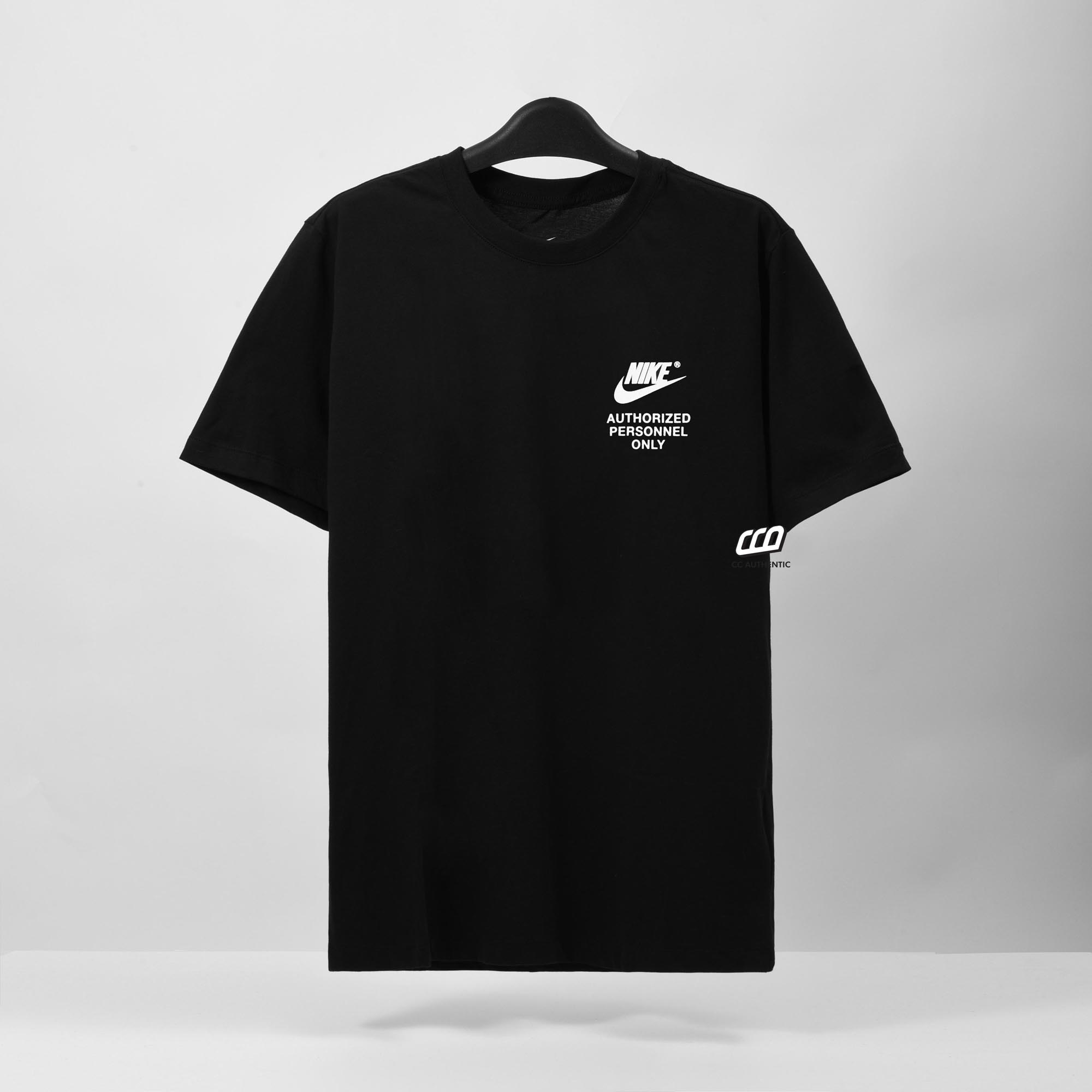 NIKE AUTHORIZED PRESONNEL ONLY T-SHIRT - BLACK