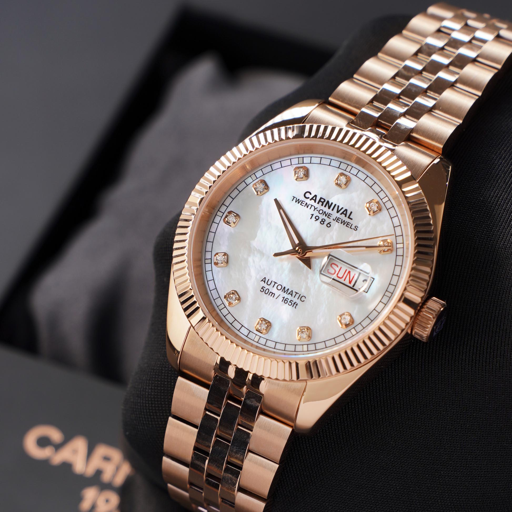 ĐỒNG HỒ NAM CARNIVAL 8131G VH TK AUTOMATIC 41M