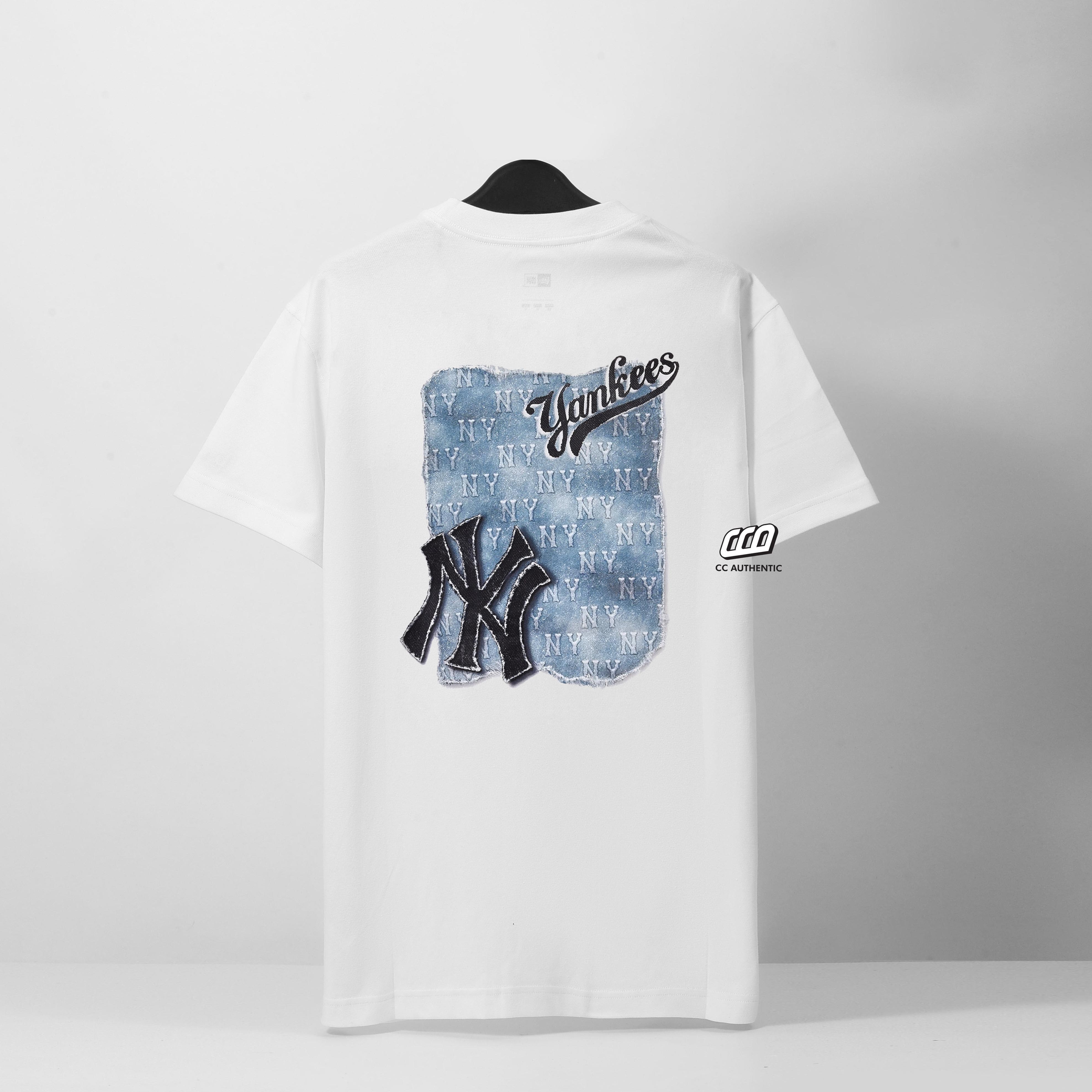 NEW ERA NYYK POSTER T-SHIRT - WHITE