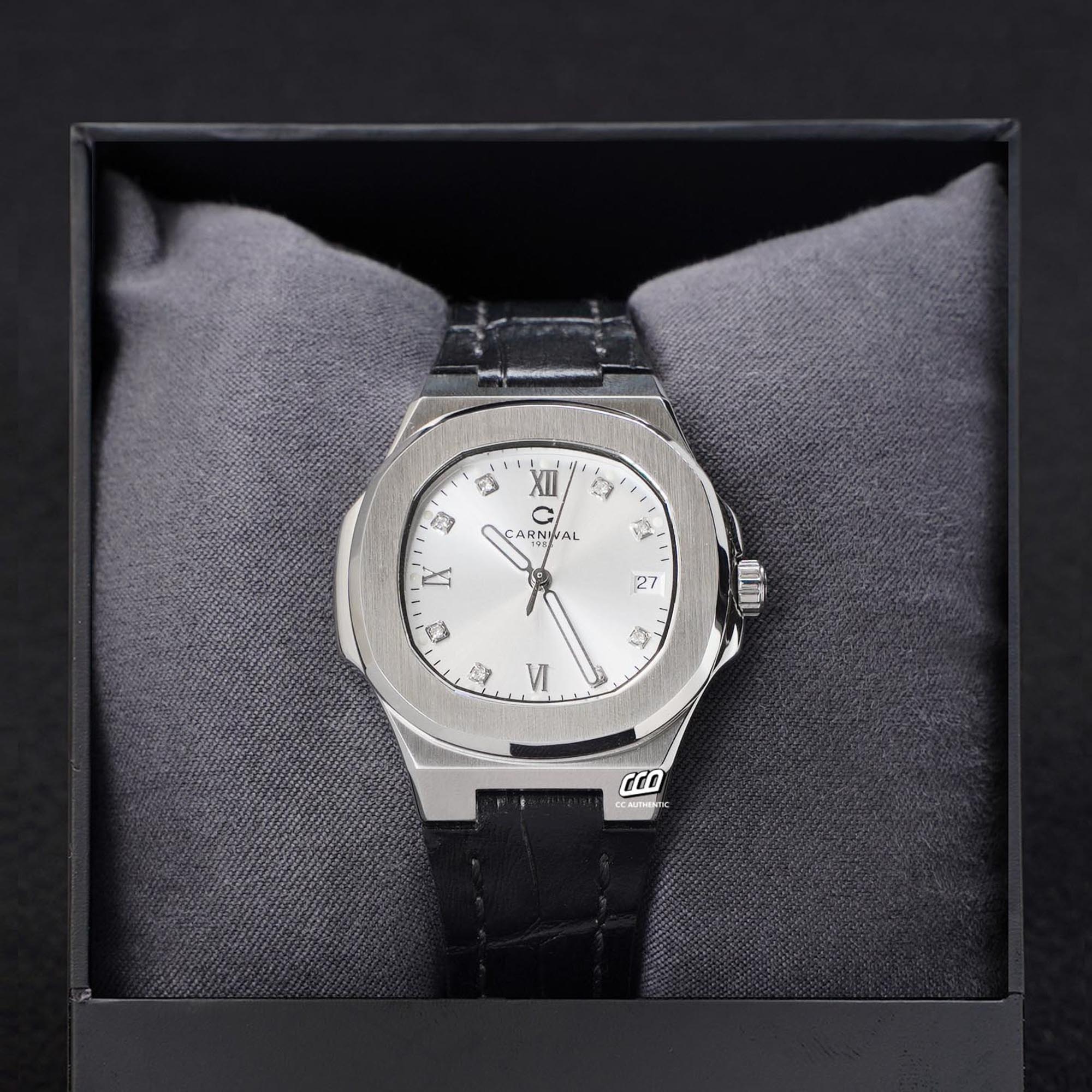 ĐỒNG HỒ NỮ CARNIVAL 8160L VT DD T QUAZT 34MM