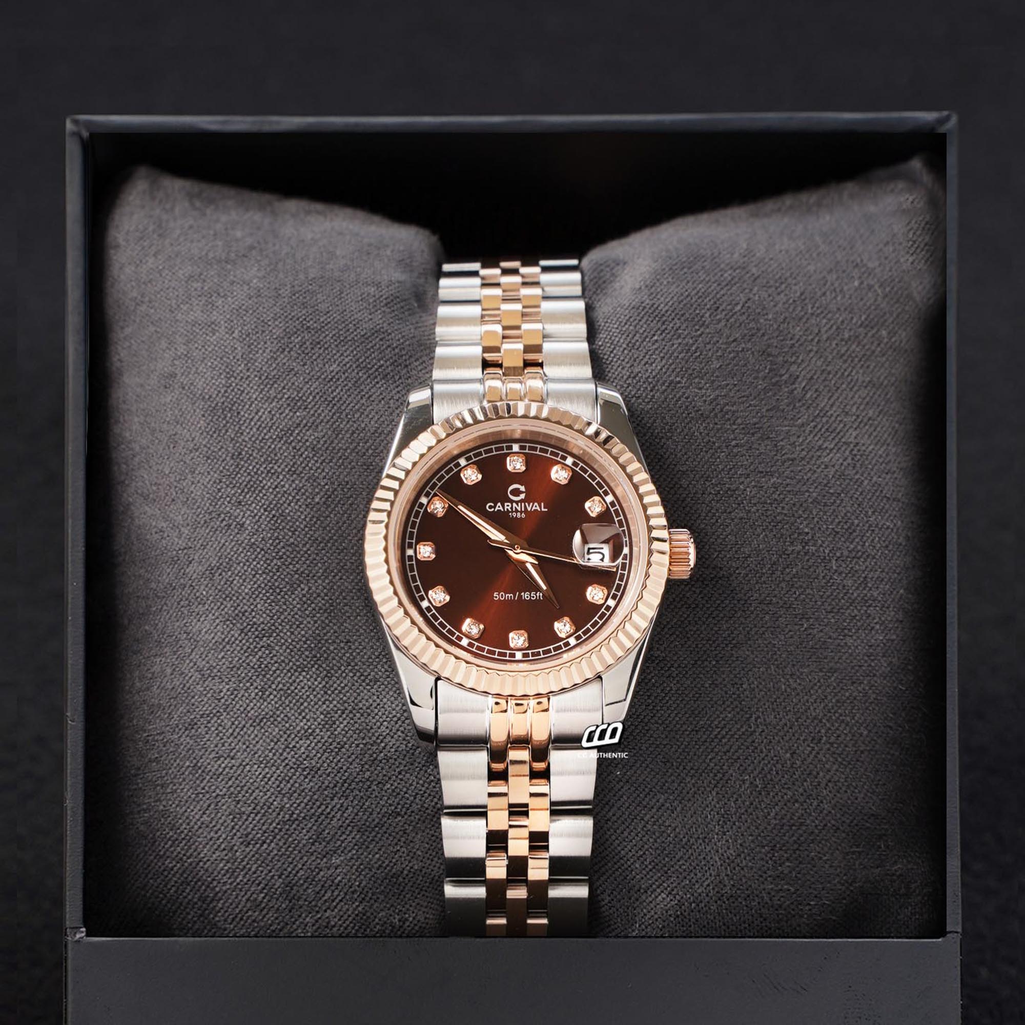 ĐỒNG HỒ NỮ CARNIVAL 8131L CH N QUAZT 32MM