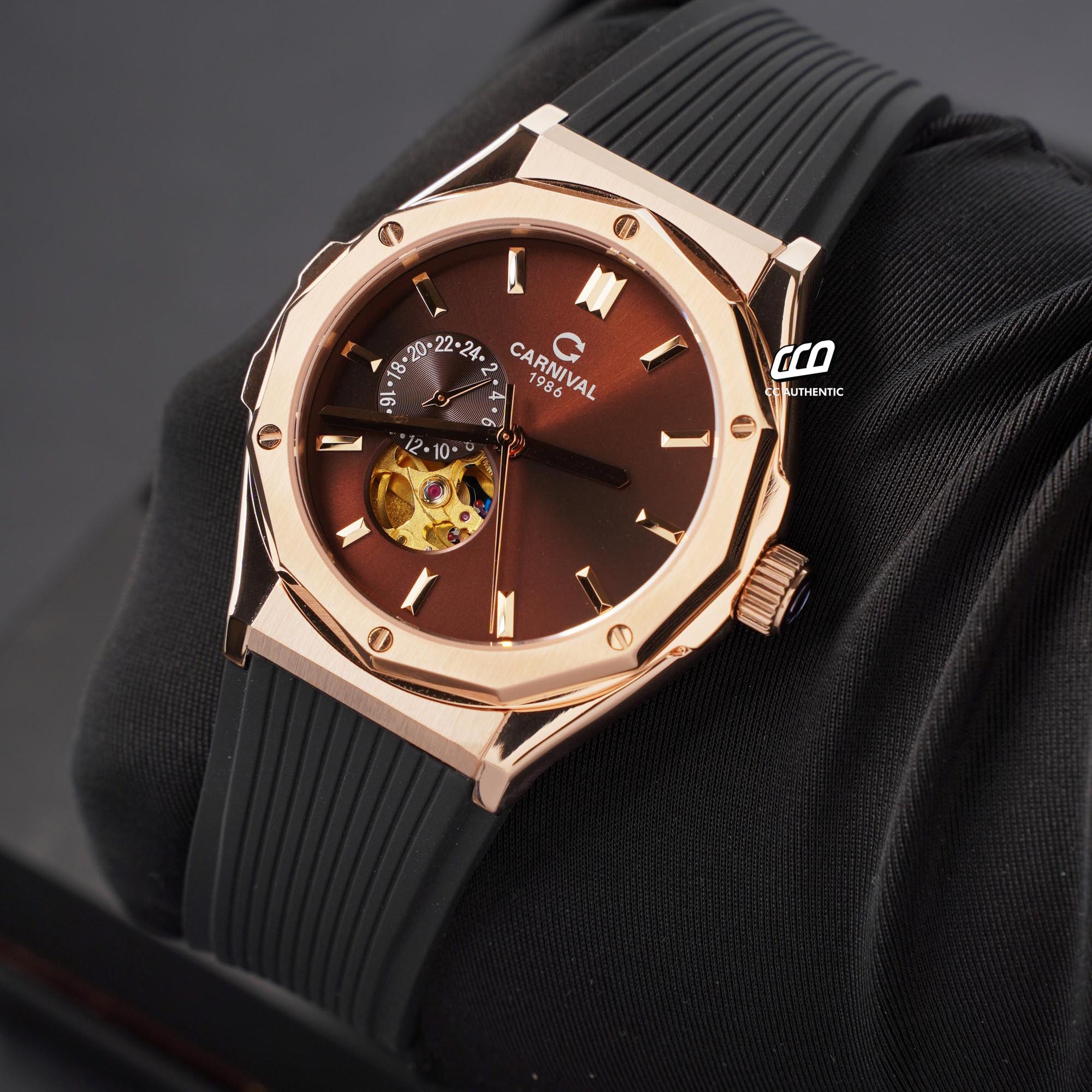 ĐỒNG HỒ NAM CARNIVAL 8189G VH DCS N AUTOMATIC 42MM