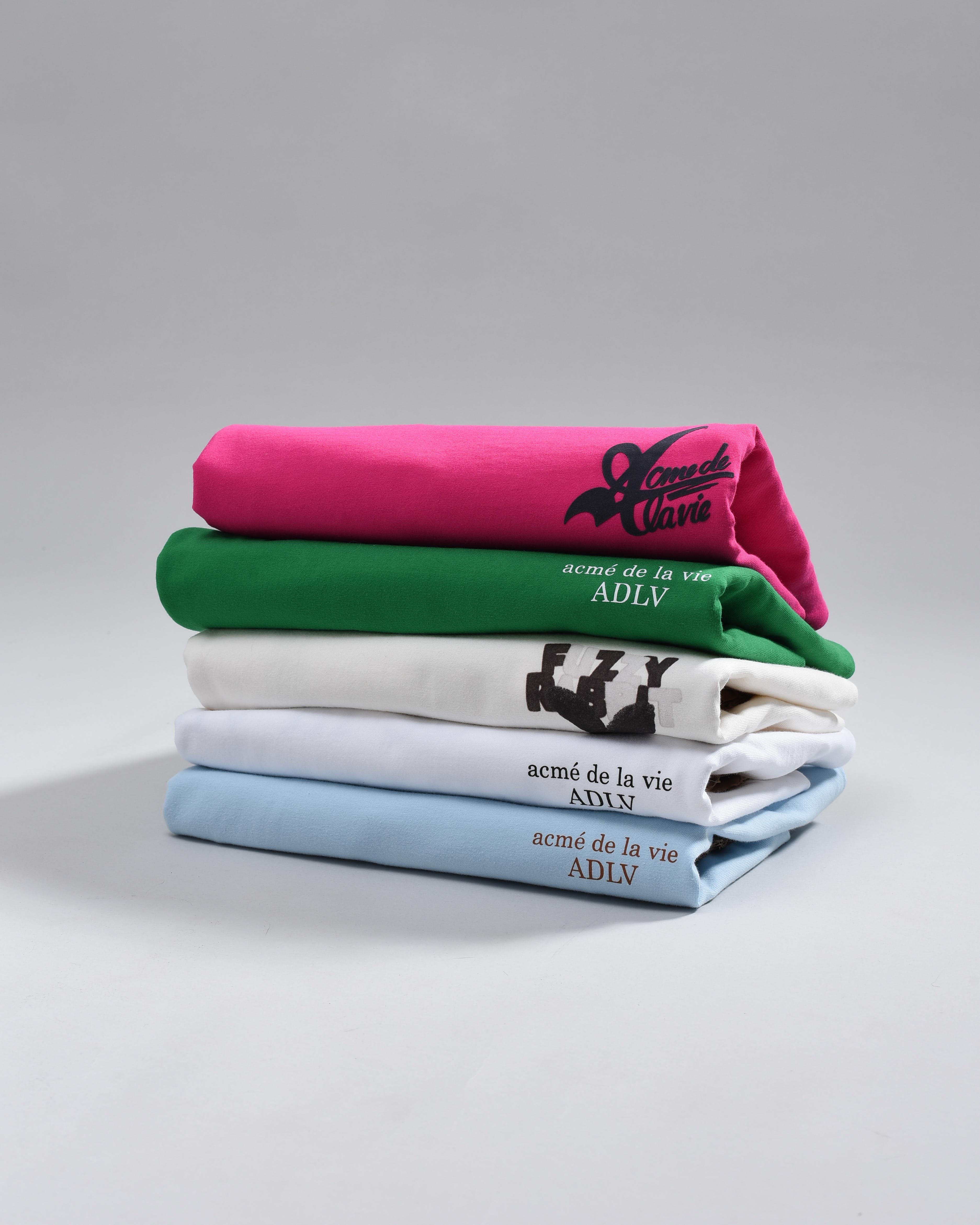 ADLV BIG LOGO 2 PRINTING T-SHIRT - PINK