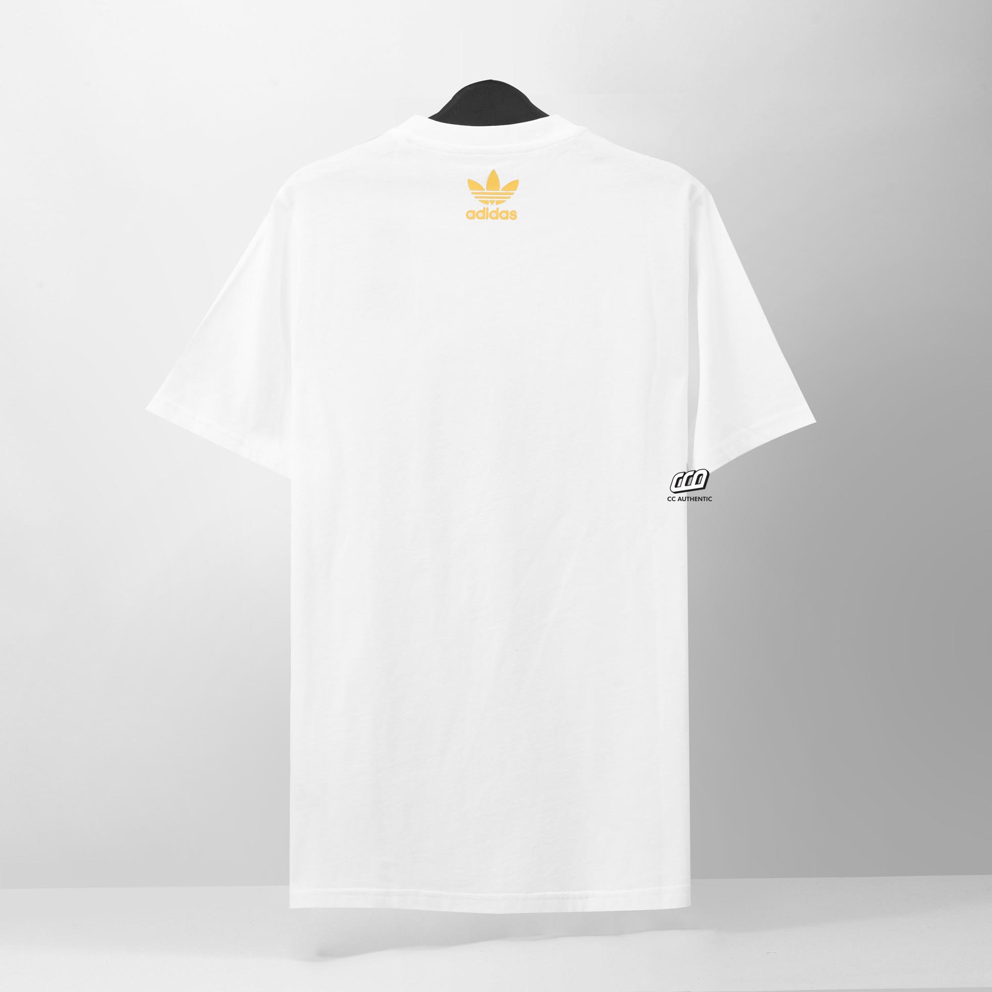ADIDAS STRACKED TREF T-SHIRT - WHITE
