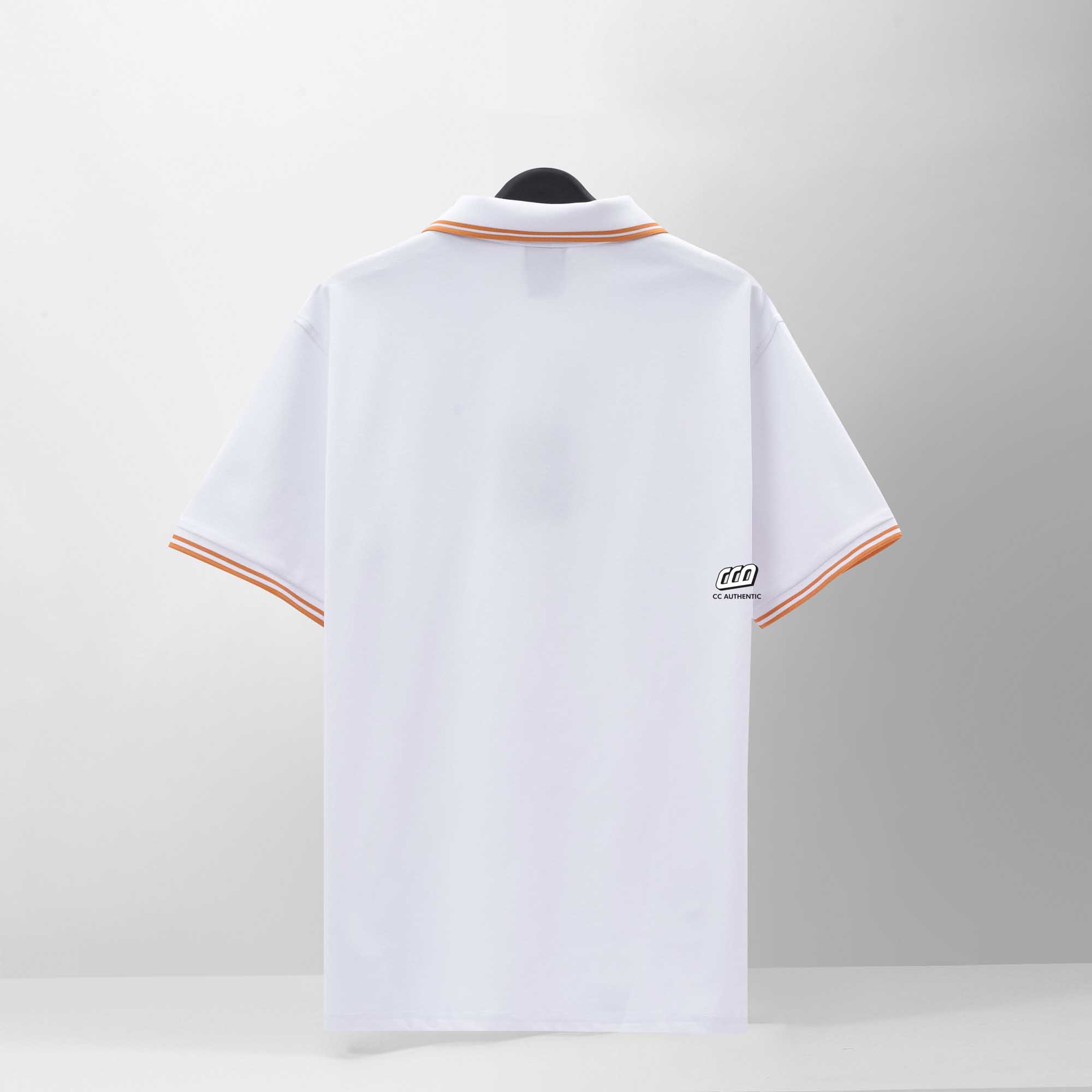 NEW ERA GOLD LINE POLO SHIRT - WHITE