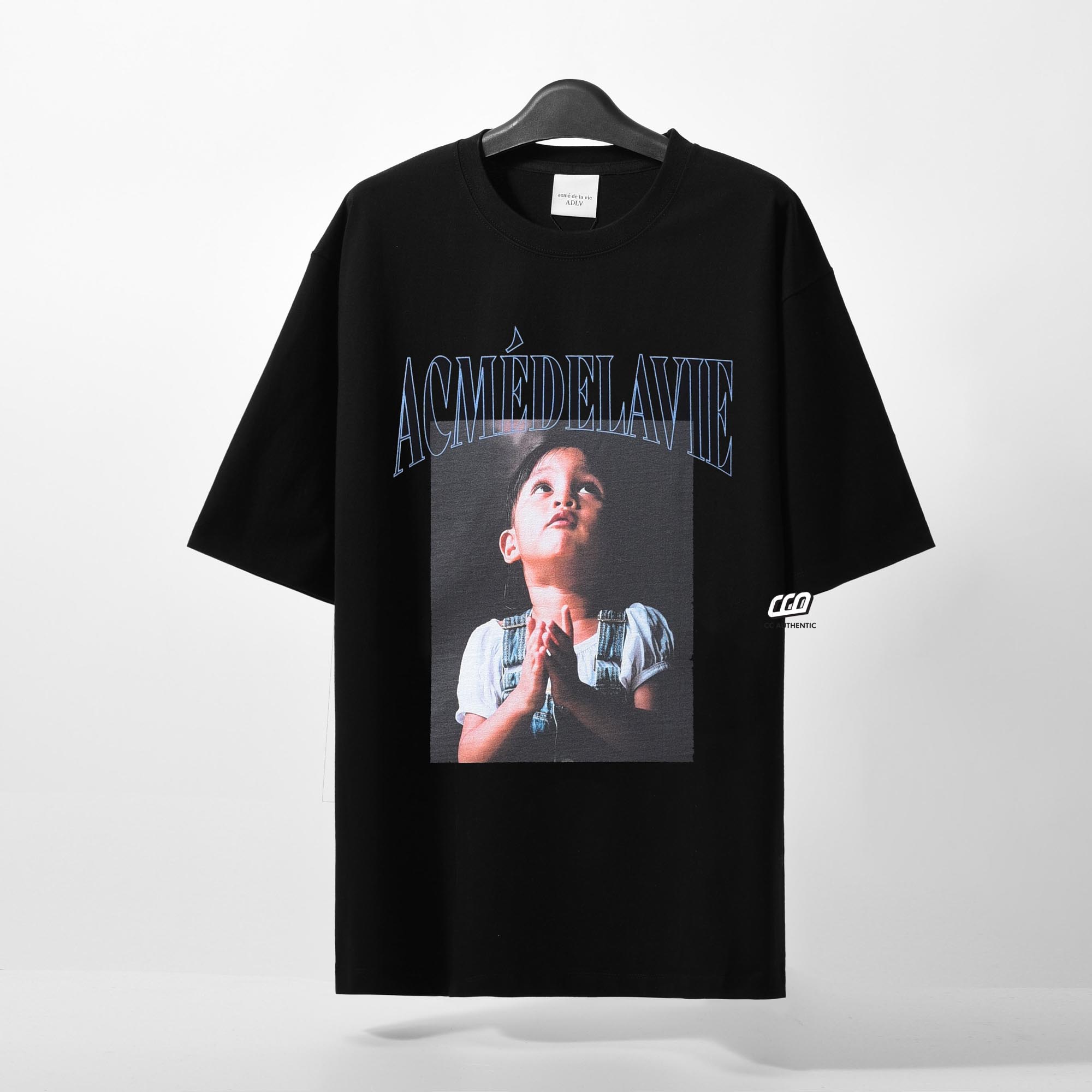ADLV PRAY GIRL T-SHIRT - BLACK