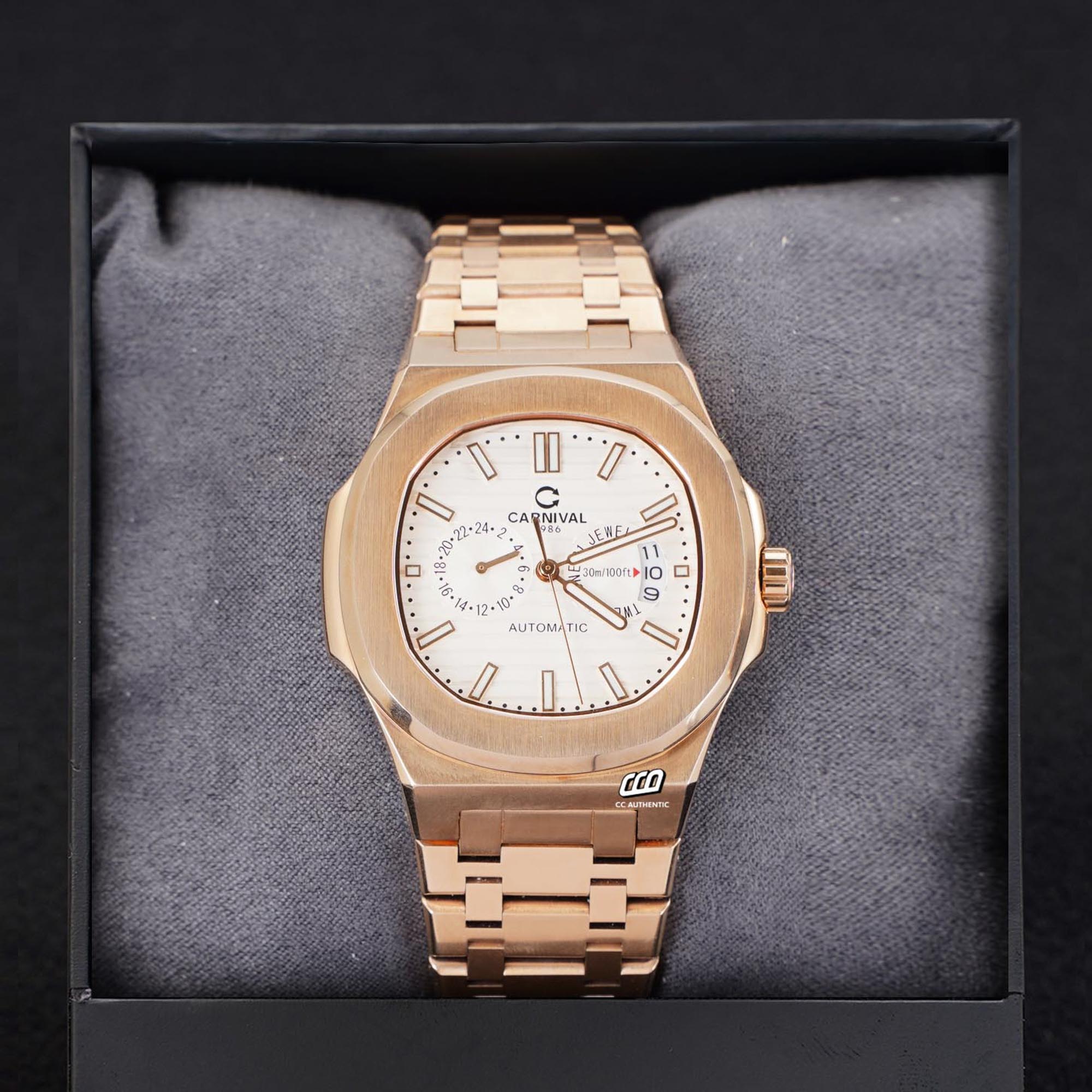 ĐỒNG HỒ NAM CARNIVAL 8158G VH T AUTOMATIC 41MM
