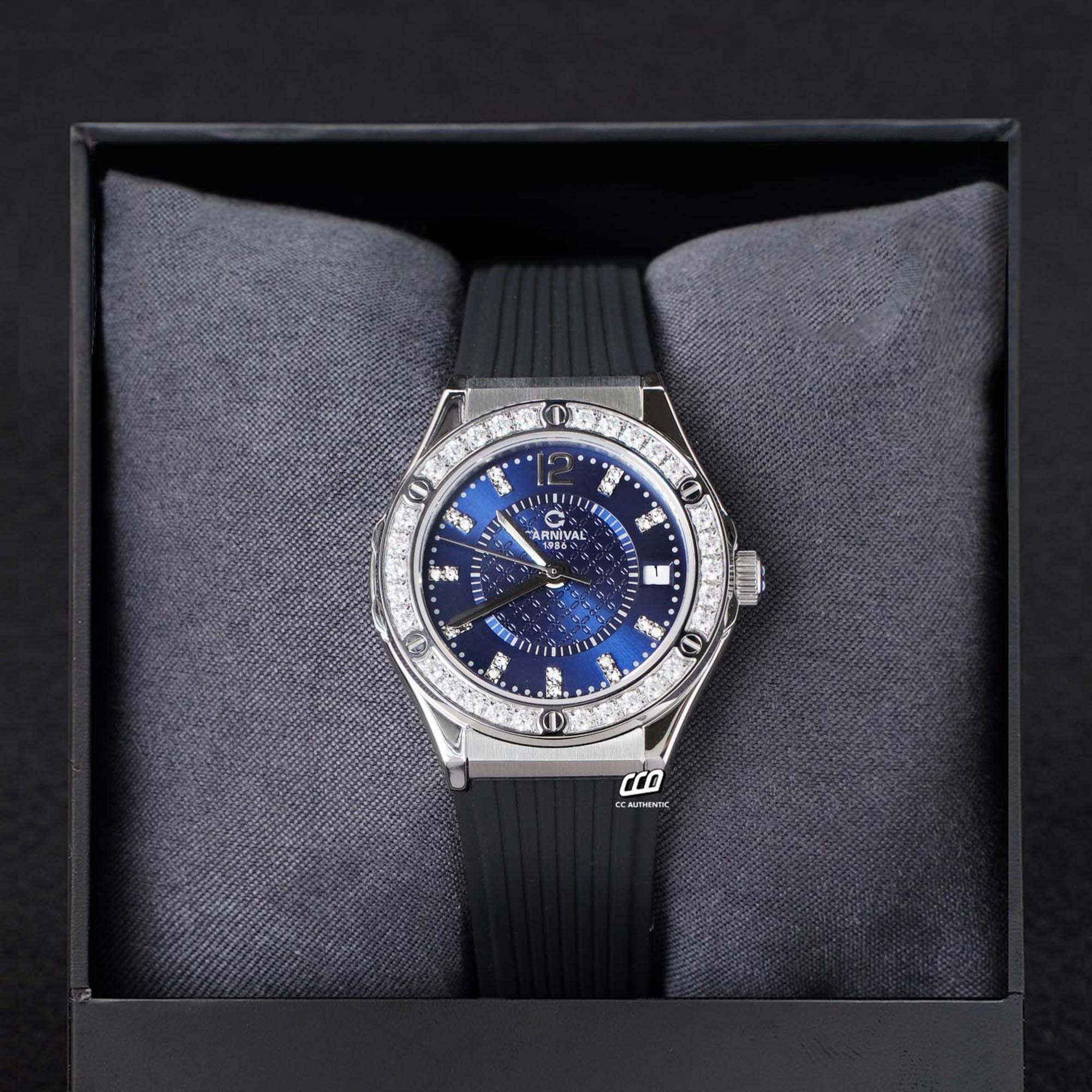 ĐỒNG HỒ NỮ CARNIVAL 8173L2 VT DCS X QUAZT 34MM