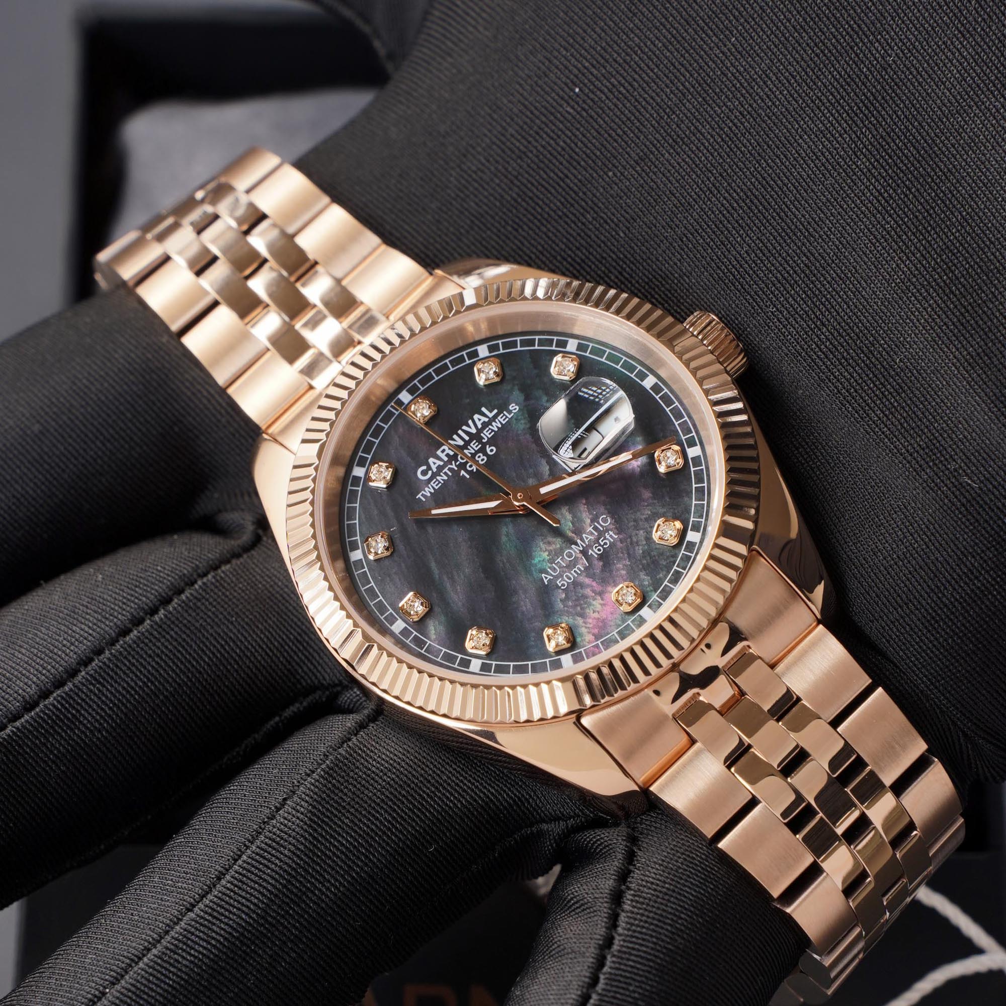 ĐỒNG HỒ NAM CARNIVAL 8131G VH DK AUTOMATIC 41MM