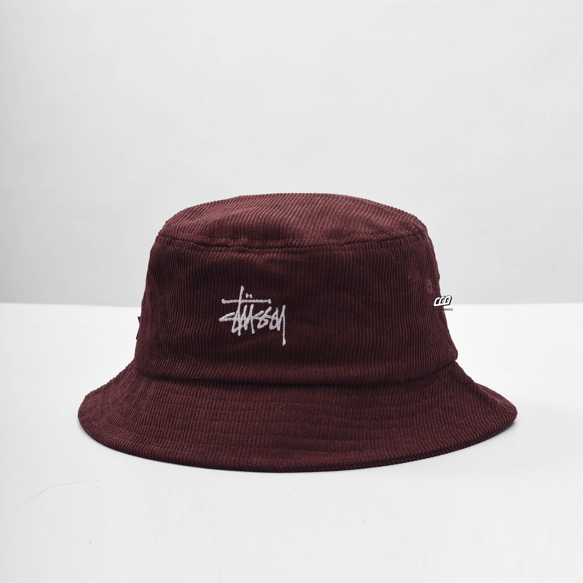 STUSSY GRAFFITI CORD BUCKET HAT - CHOCOLATE