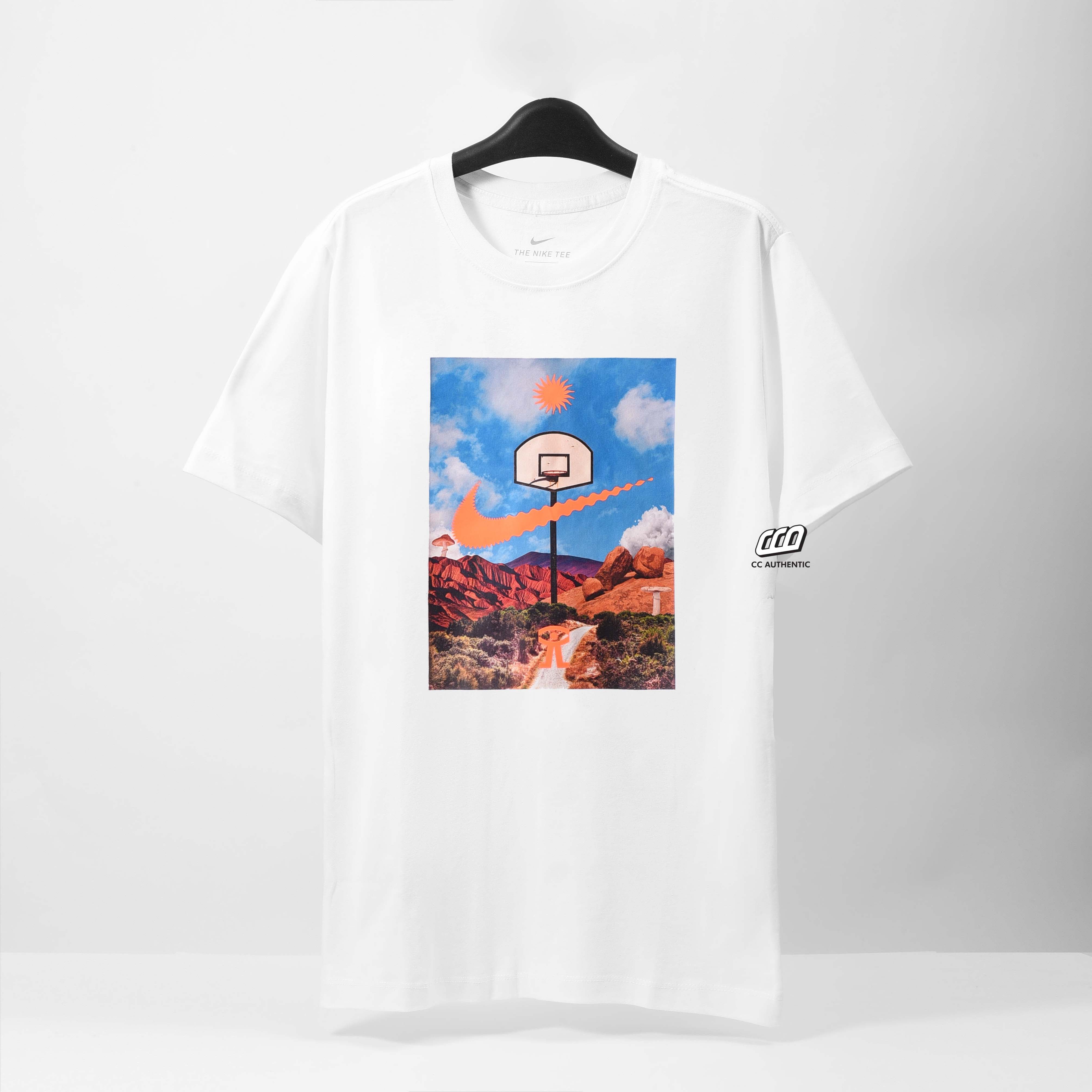 NIKE FRUIT BASKET LOGO T-SHIRT - WHITE