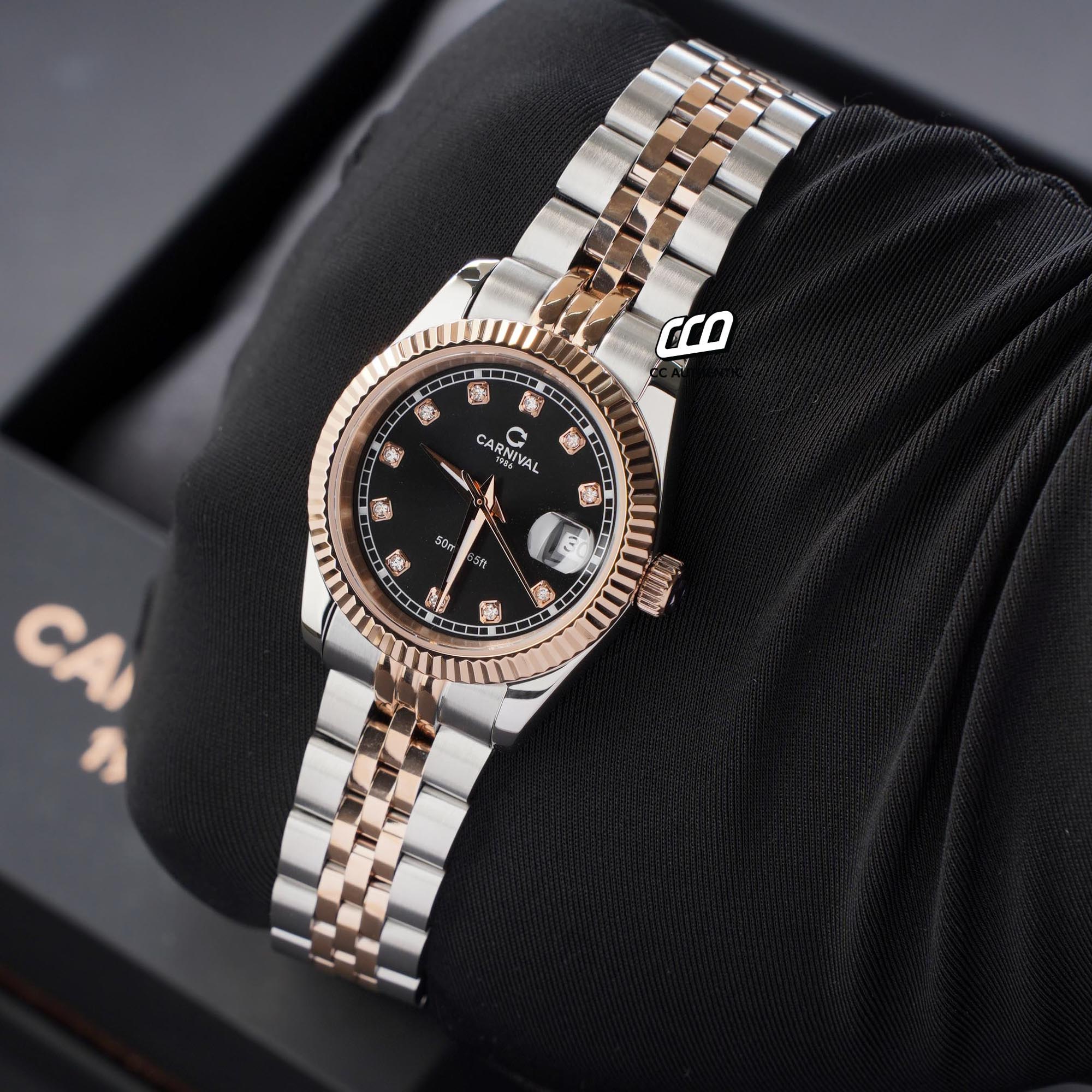 ĐỒNG HỒ NỮ CARNIVAL 8131L CH D QUAZT 32MM