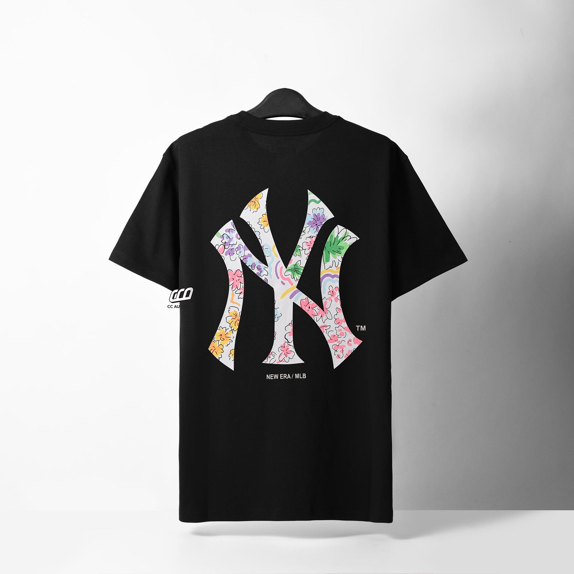 NEW ERA WATERCOLOR T-SHIRT - BLACK