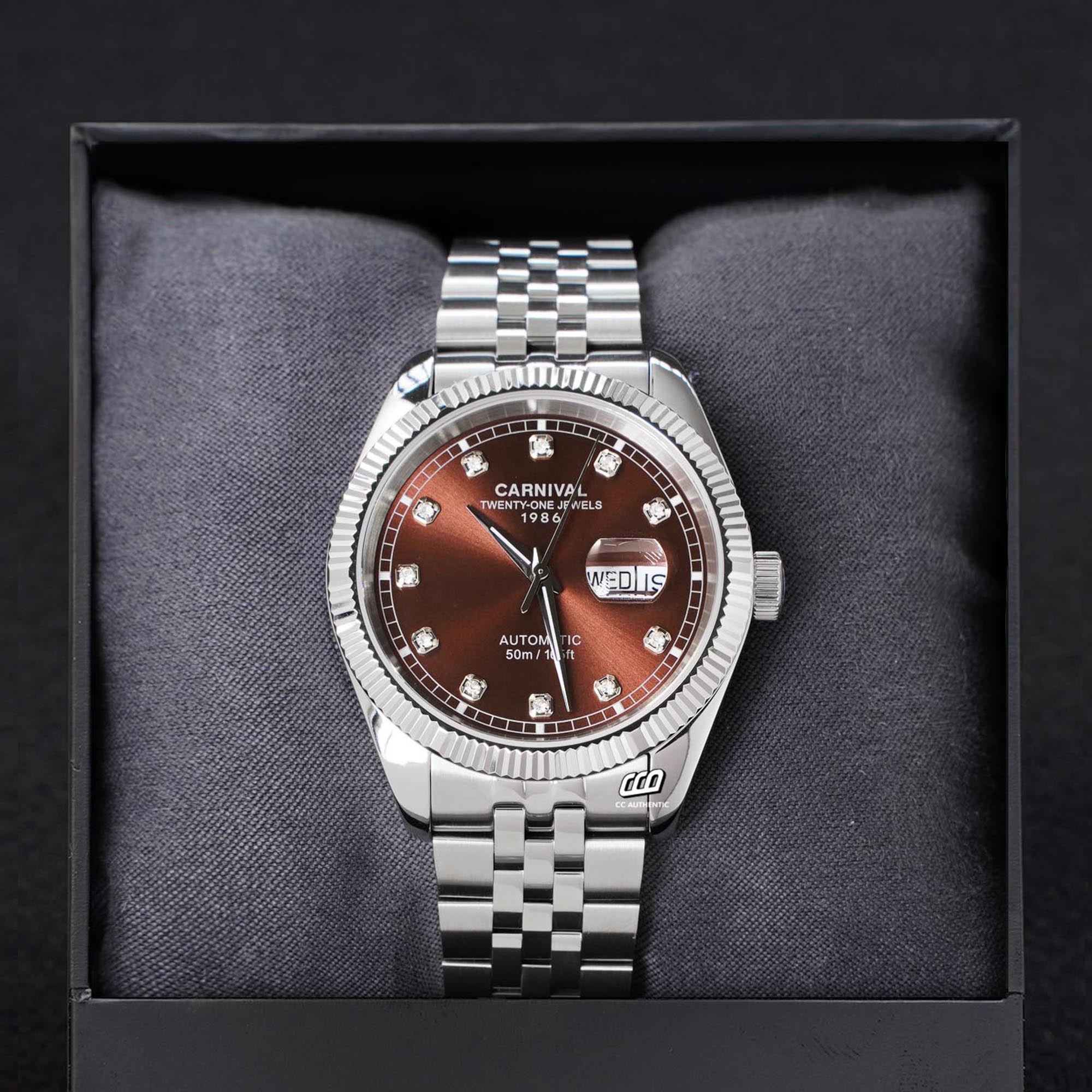 ĐỒNG HỒ NAM CARNIVAL 8131G VT N AUTOMATIC 41MM