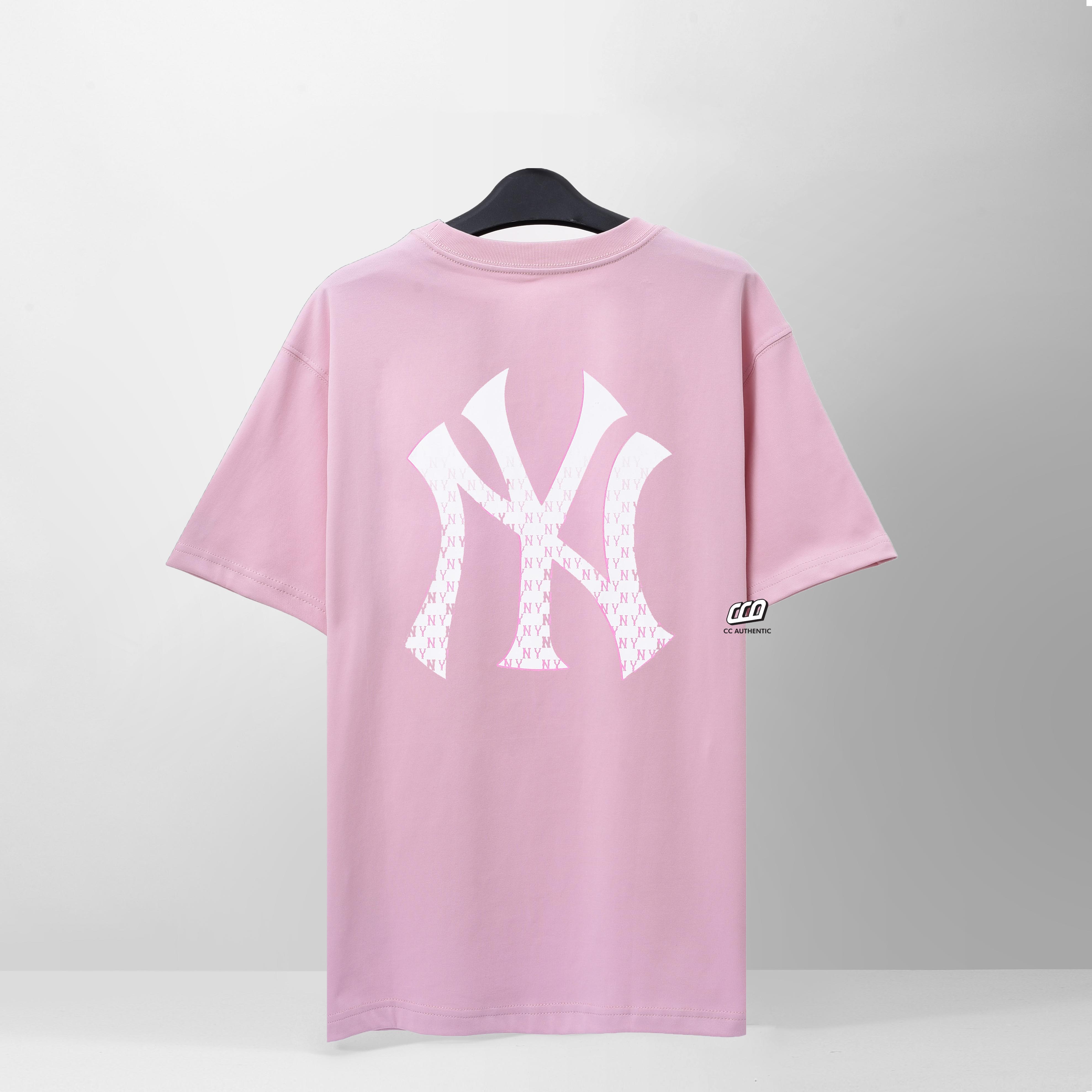 NEW ERA NY STITCH T-SHIRT - PINK