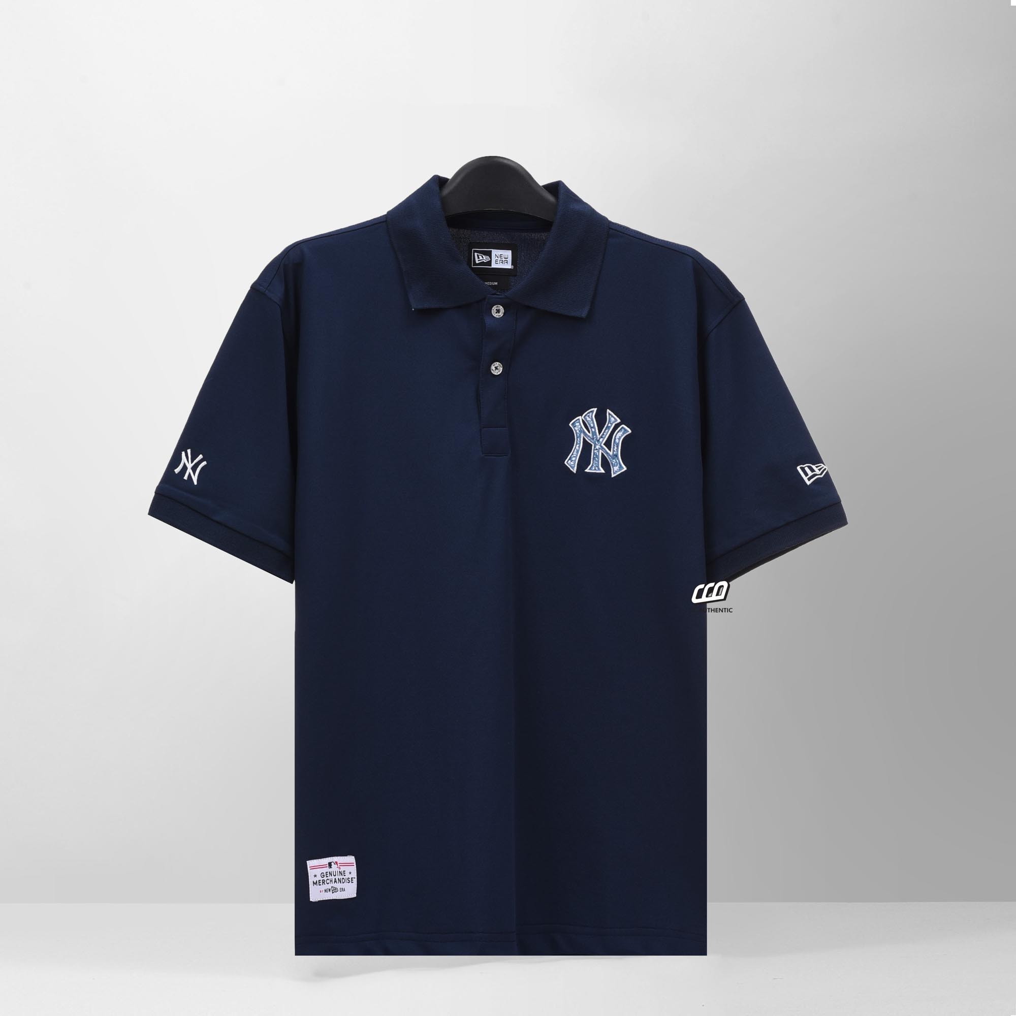 NEW ERA PORCELAIN A NEYYAN POLO SHIRT - NAVY
