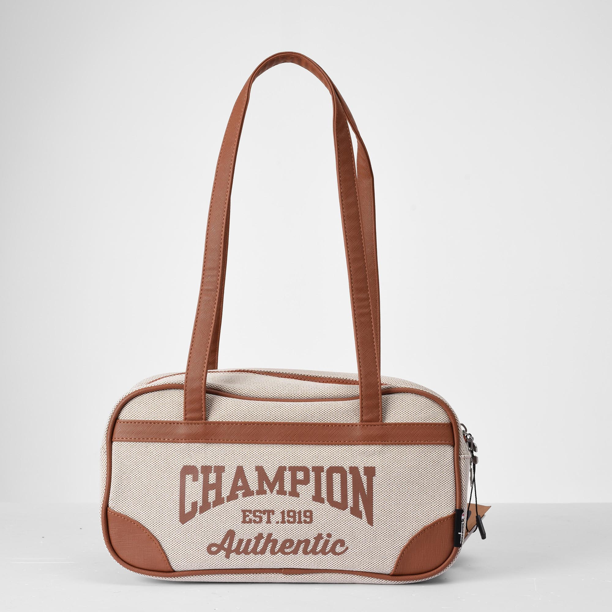 CHAMPION CAMPUS BRIEFCASE BAG - BROWN/WHITE