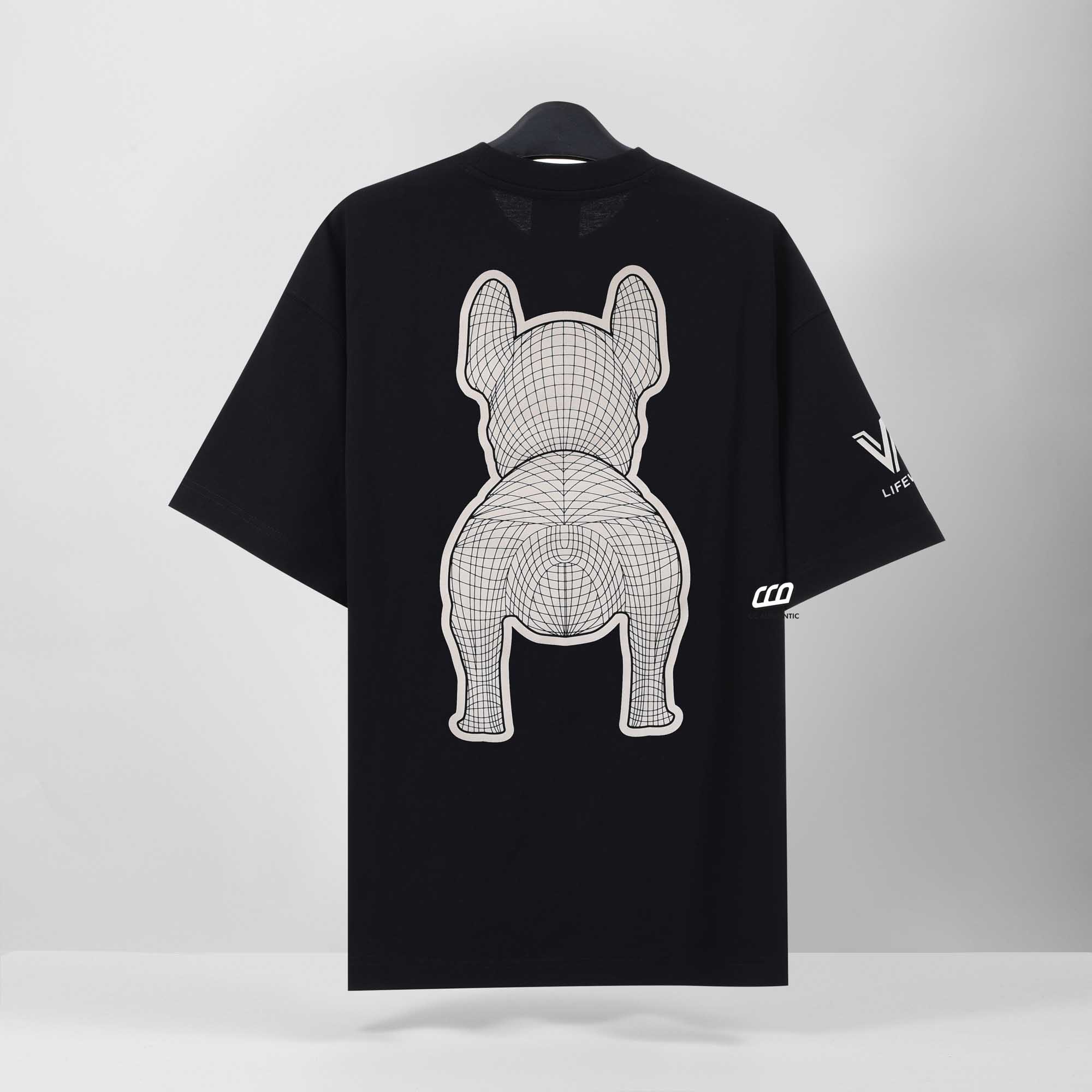 LIFEWORK SIKET RACKET T-SHIRT - BLACK