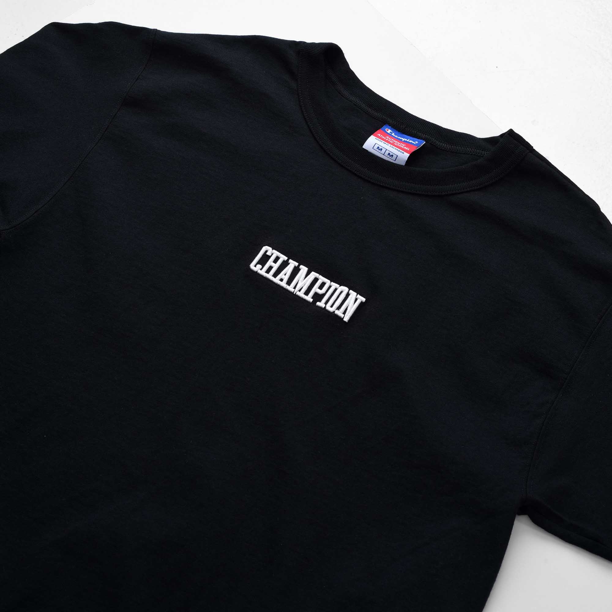 CHAMPION HERITAGE BOOKSTORE LOGO T-SHIRT - BLACK