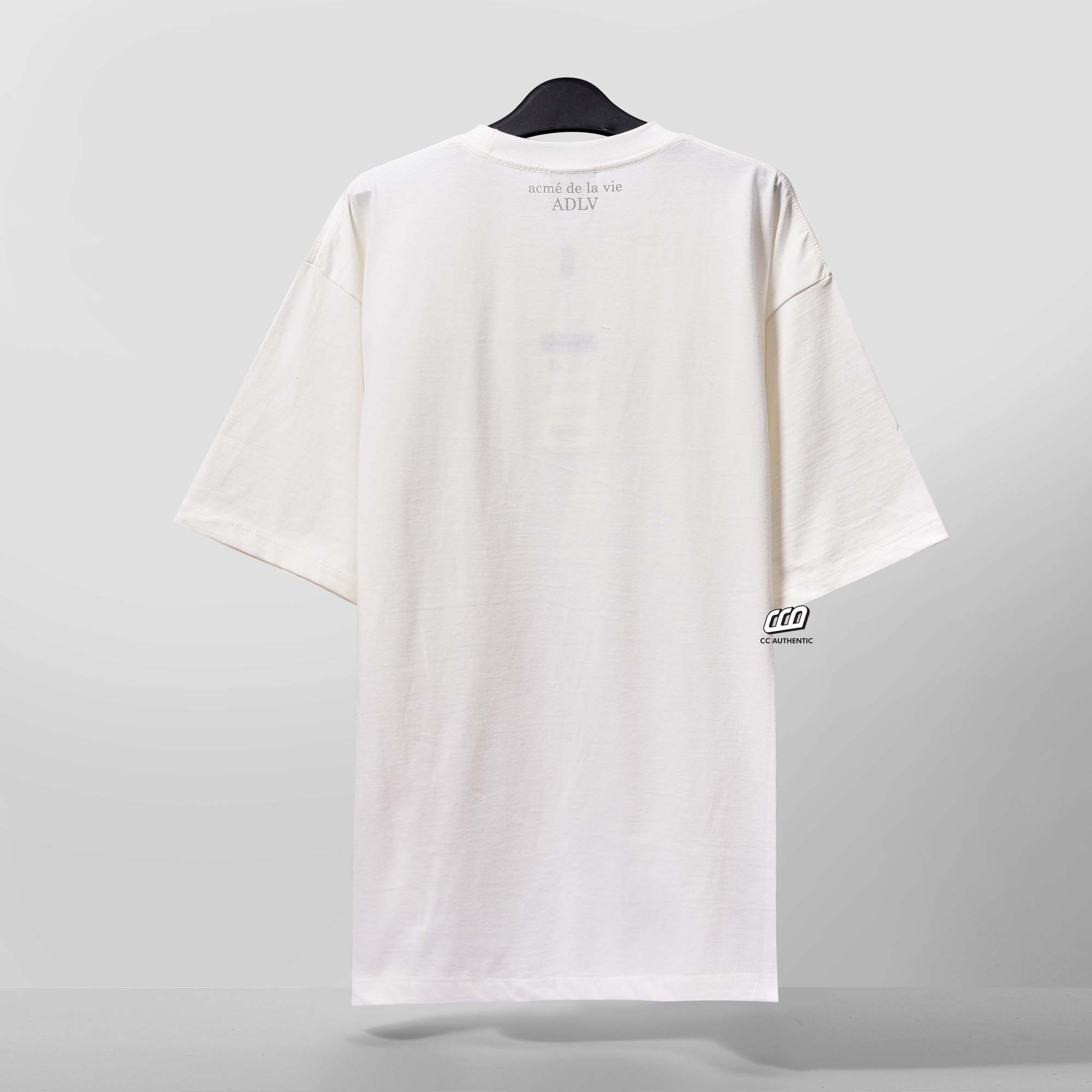 ADLV CREAM FUZZY RABBIT T-SHIRT - CREAM