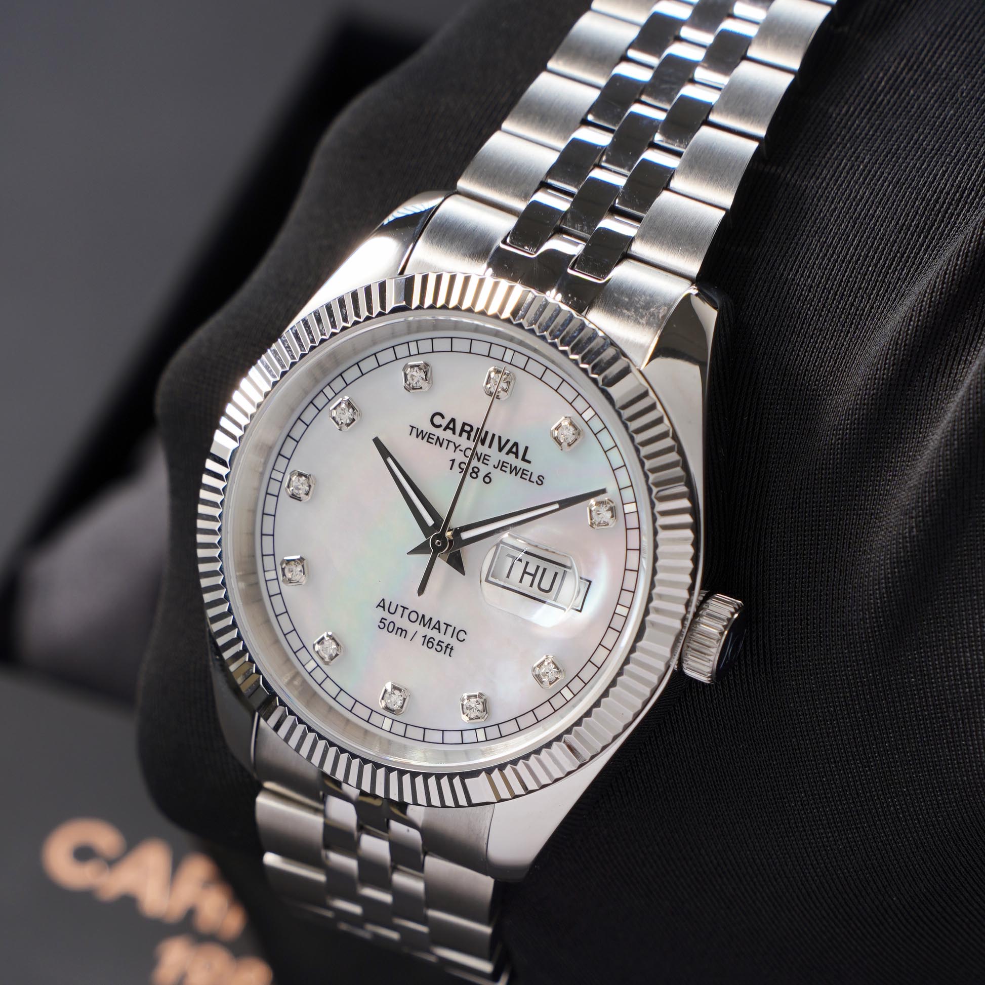 ĐỒNG HỒ NAM CARNIVAL 8131G VT TK AUTOMATIC 41MM