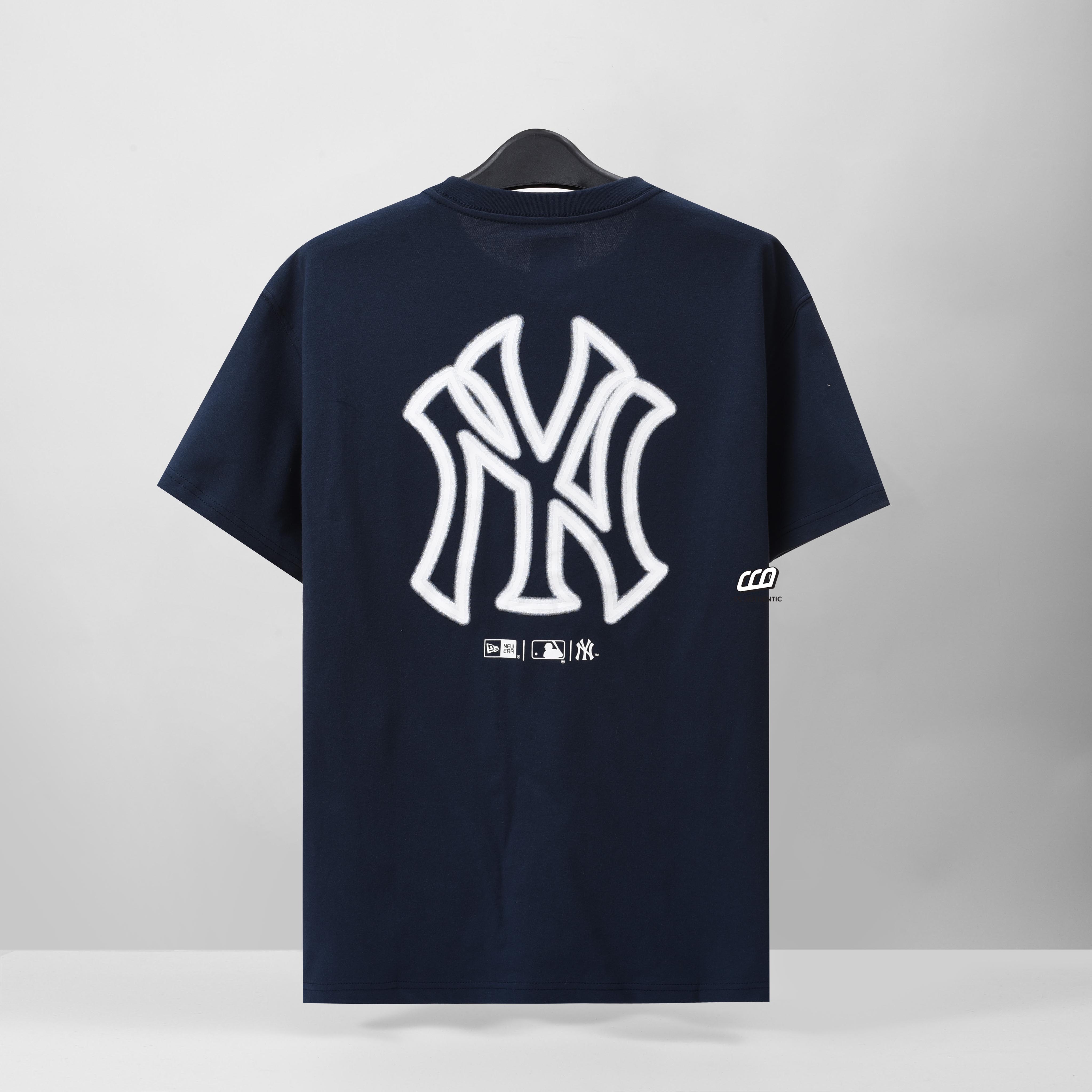 NEW ERA NEON LOGO RS52 T-SHIRT - NAVY