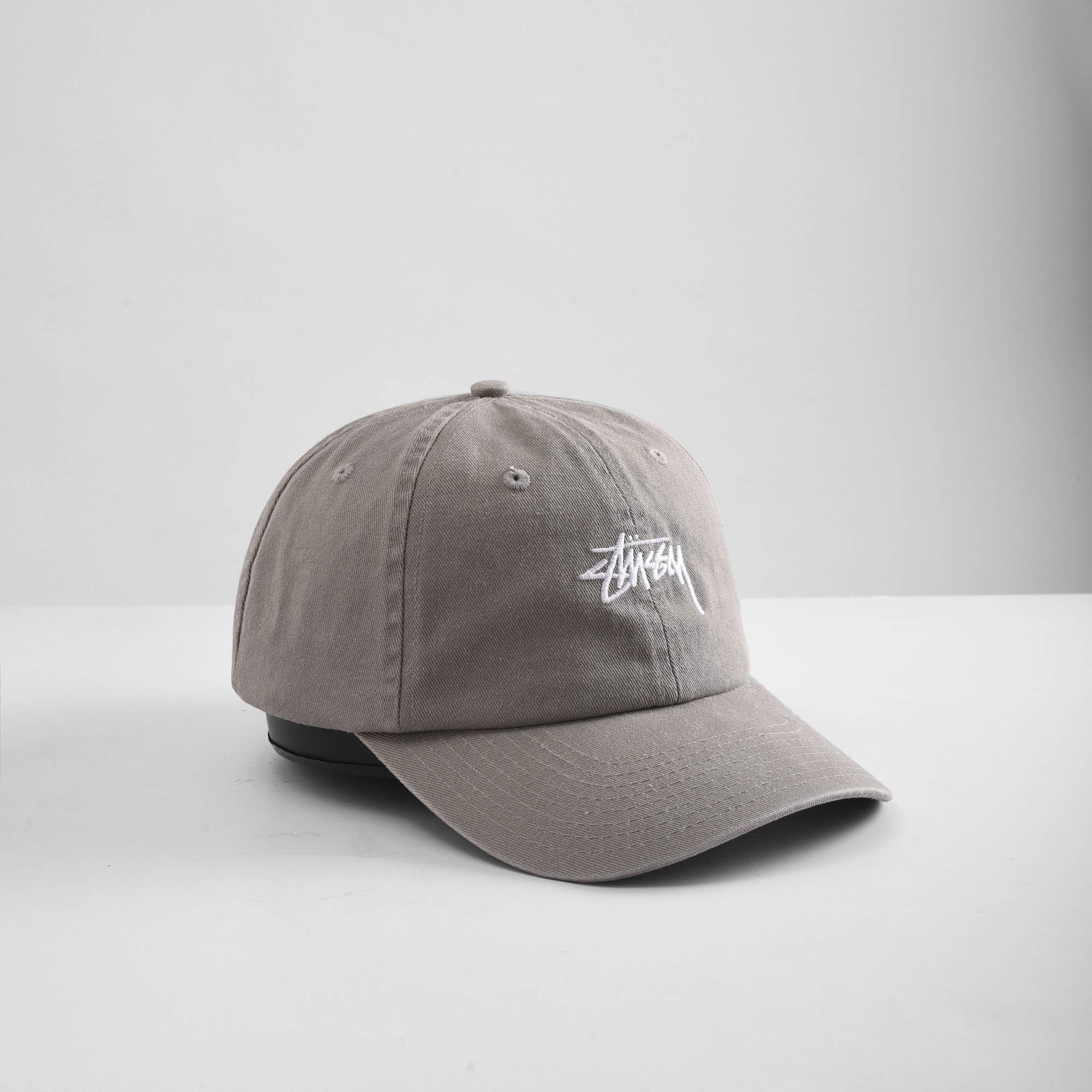 STUSSY STOCK LOW PRO CAP - STONE GREY