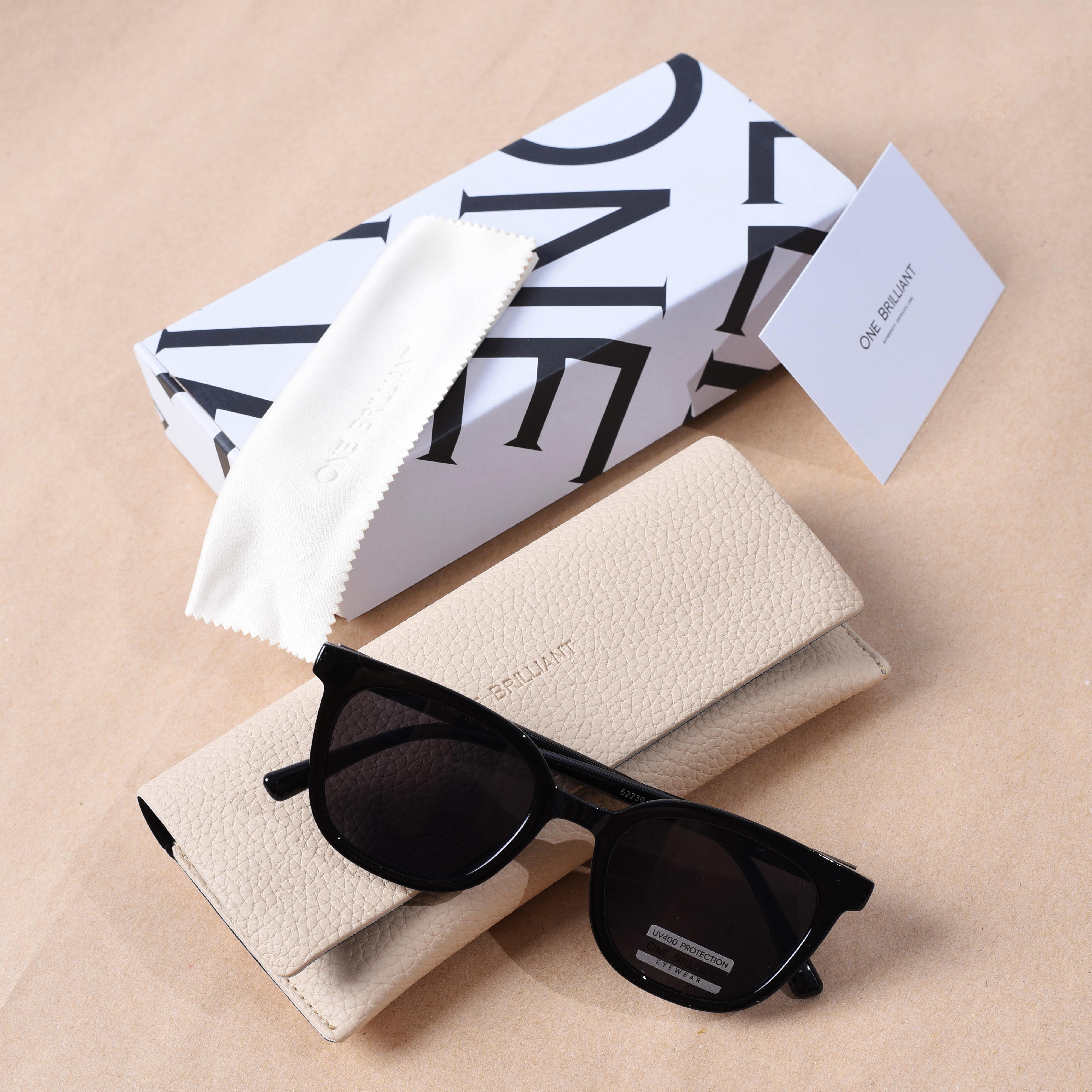 ONE BRILLIANT JAYCE SUNGLASSES - BLACK