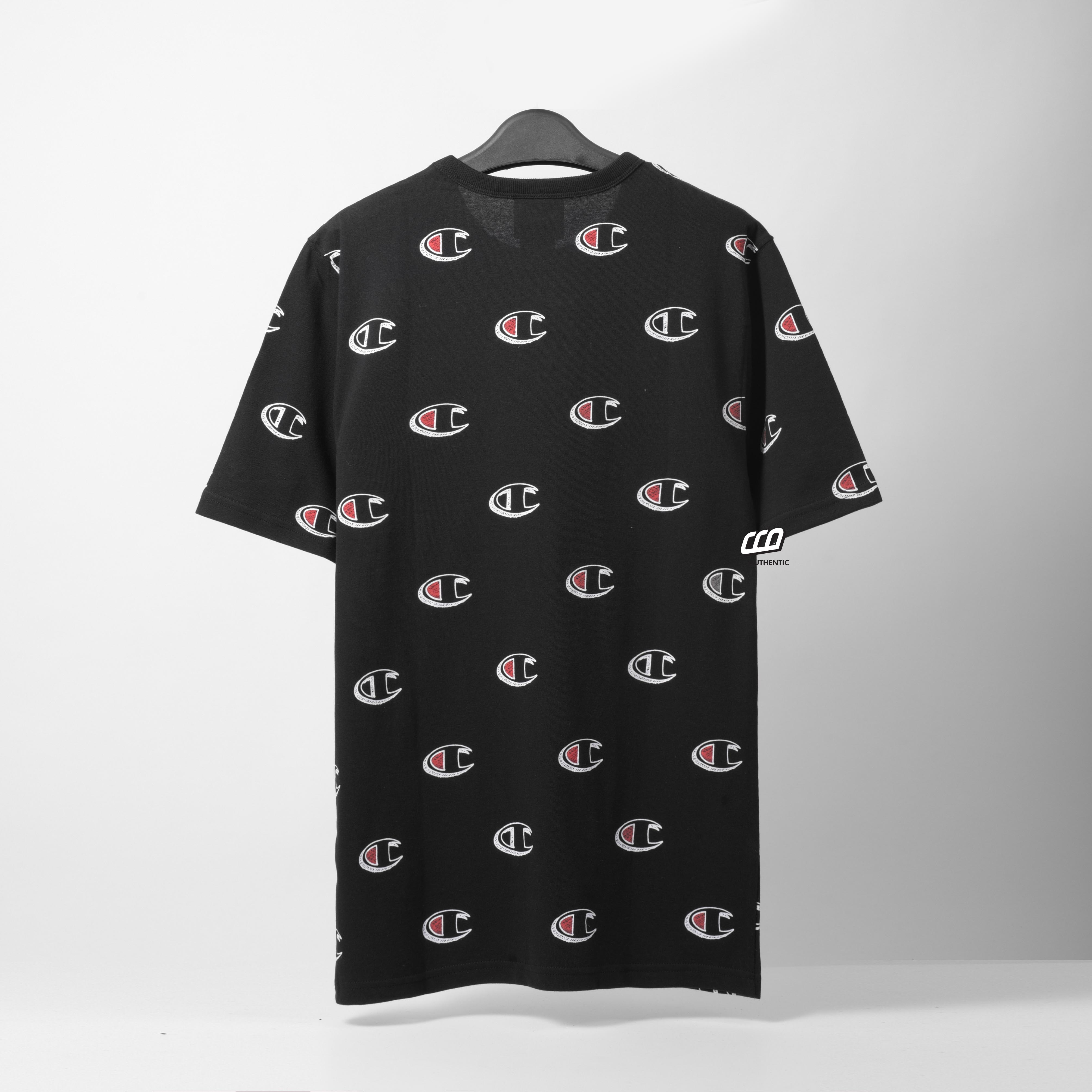 Champion Hertage All Over Tshirt - BLACK