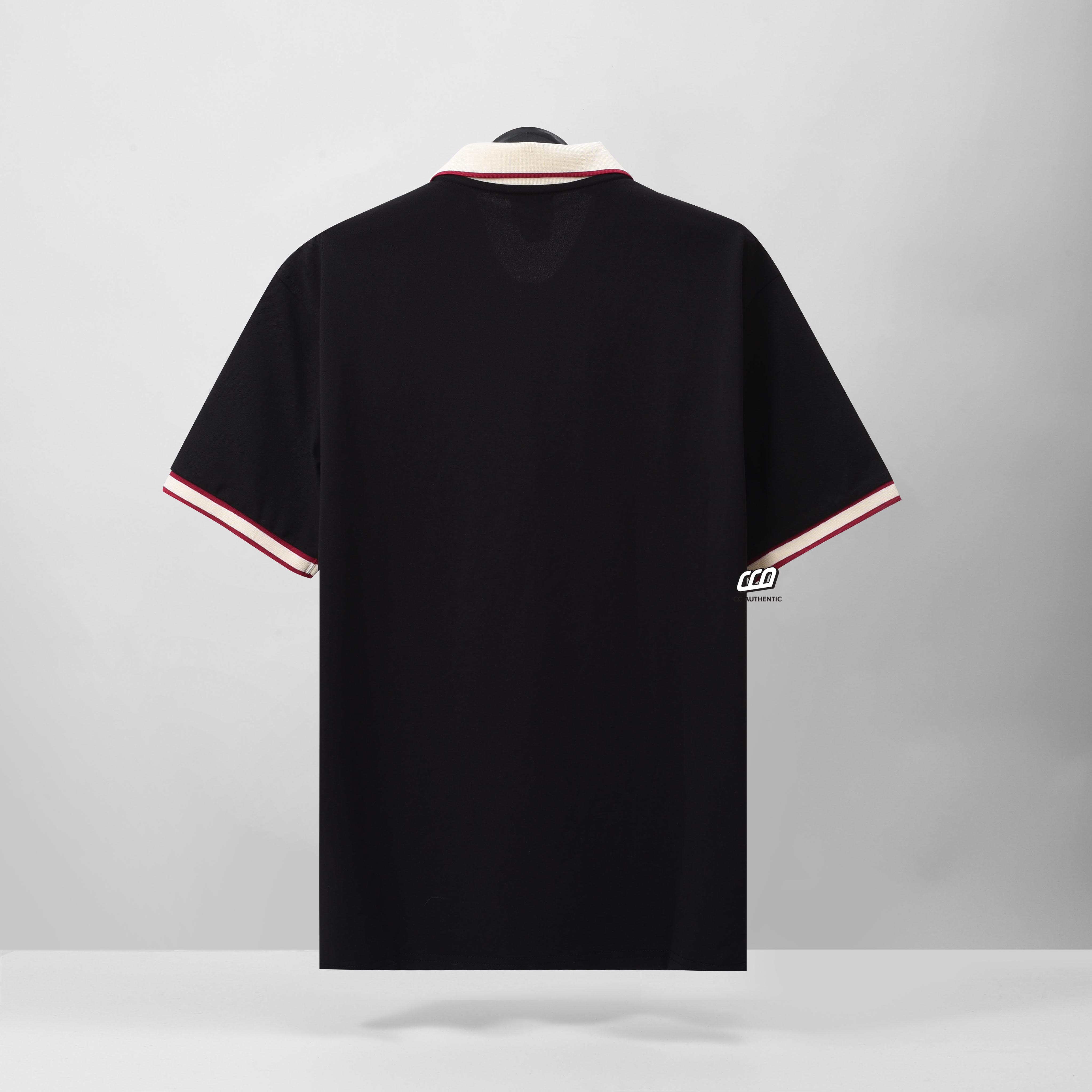 NEW ERA BSB LOGO POLO SHIRT - BLACK