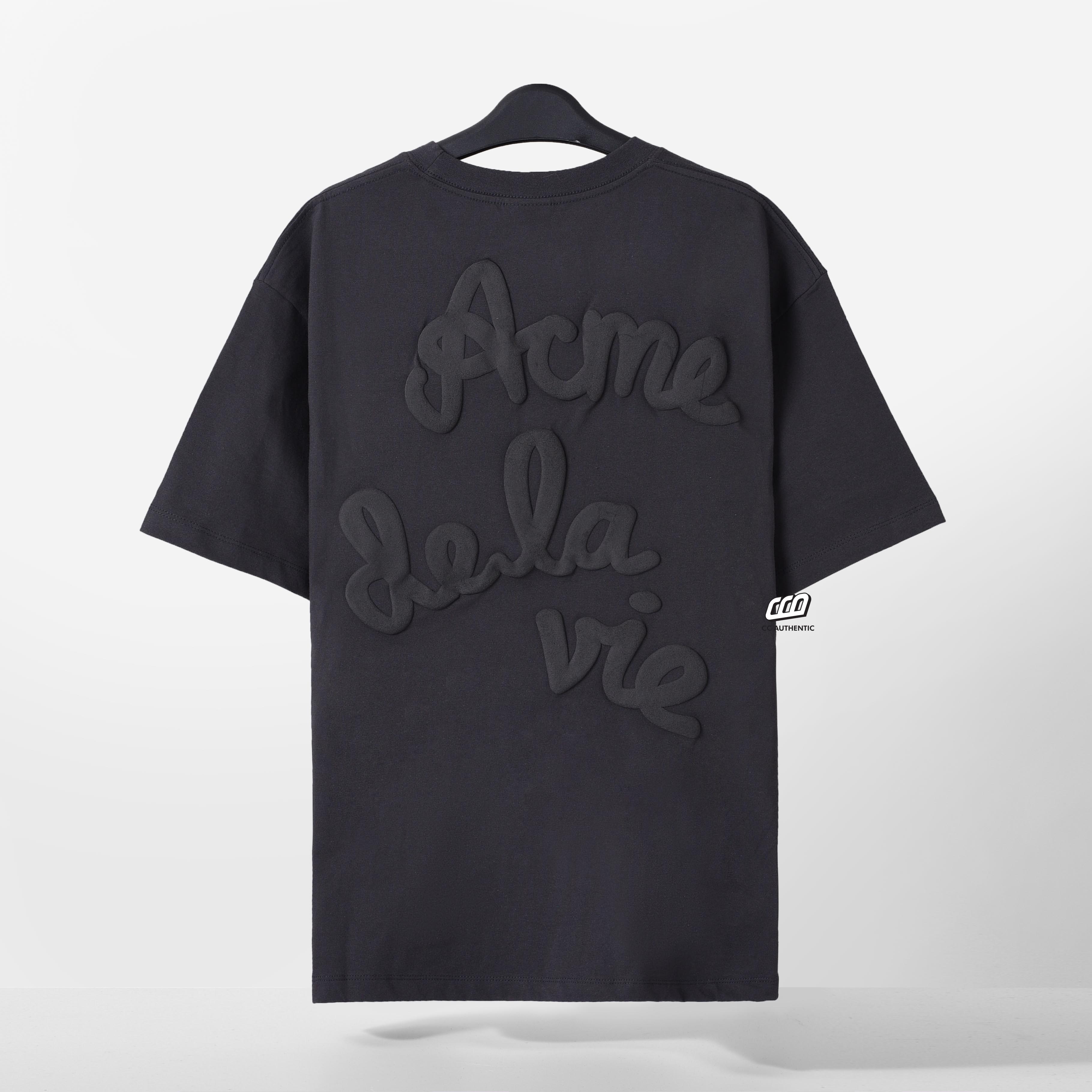 ADLV EMBOSSING T-SHIRT - CHARCOAL