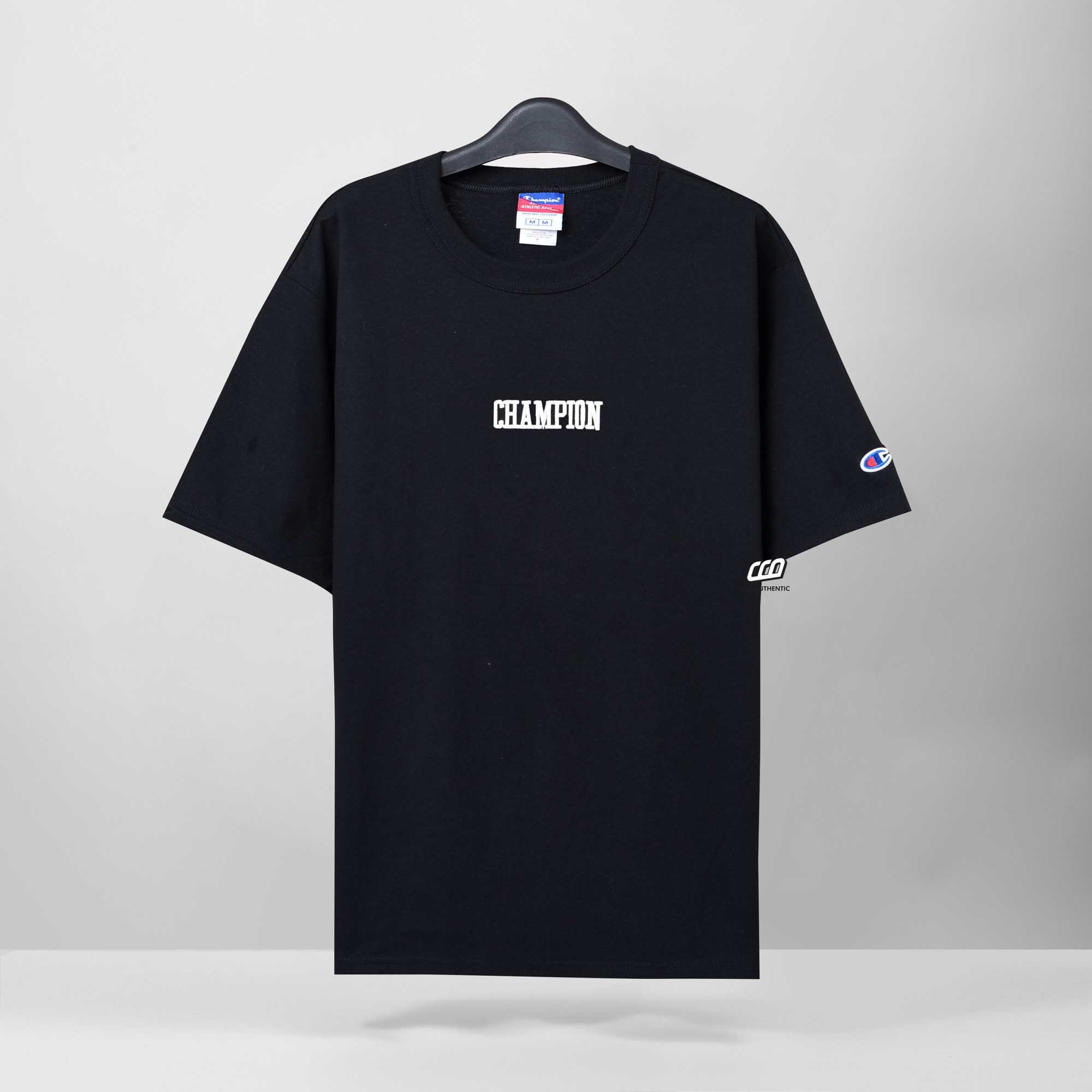 CHAMPION HERITAGE BOOKSTORE LOGO T-SHIRT - BLACK