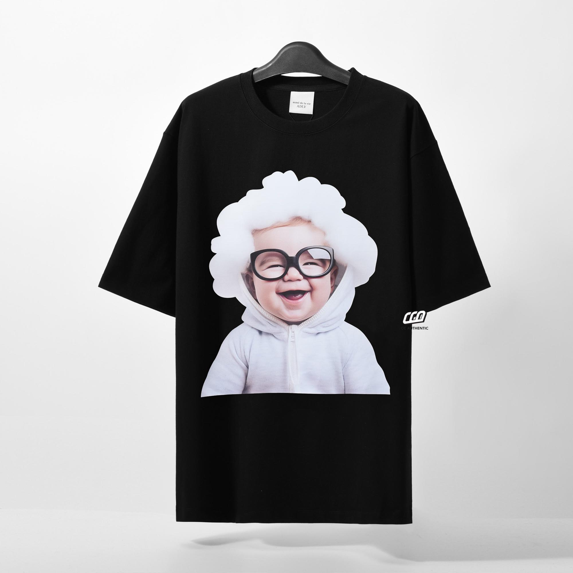 ADLV CLOUD BABY T-SHIRT - BLACK