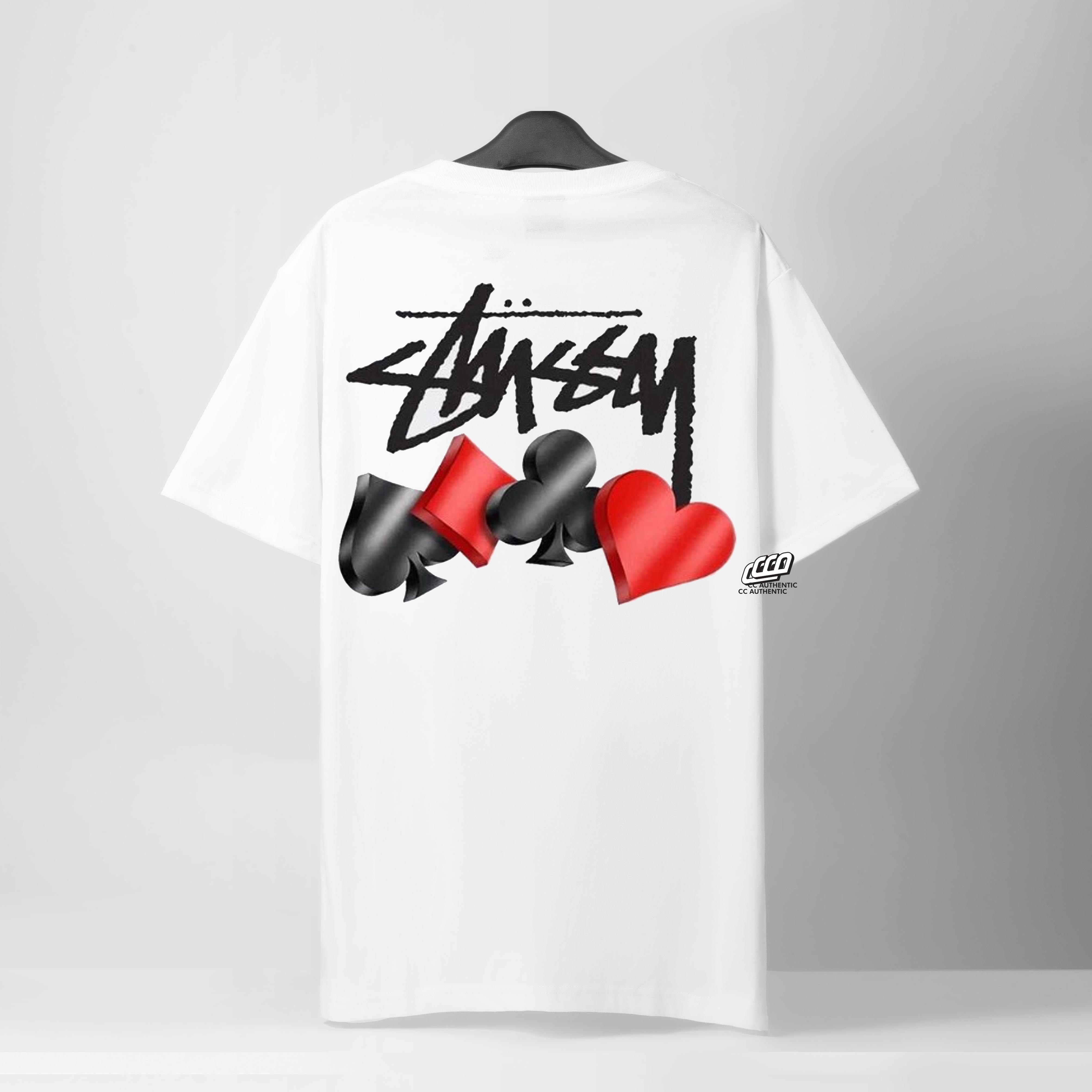 STUSSY SUITS TSHIRT - WHITE