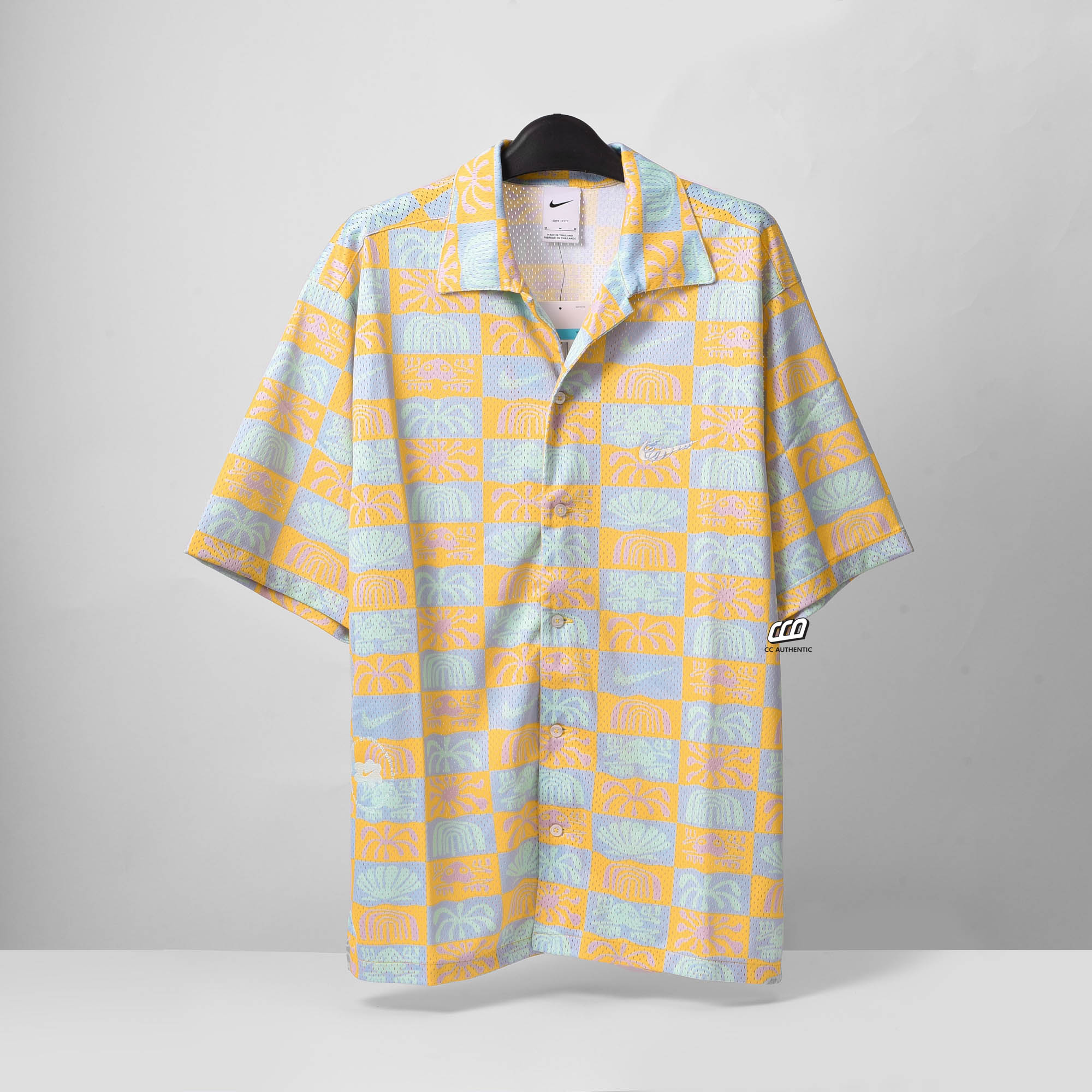 NIKE SPRING BREAK PRINTED REVERE COLLAR SHIRT