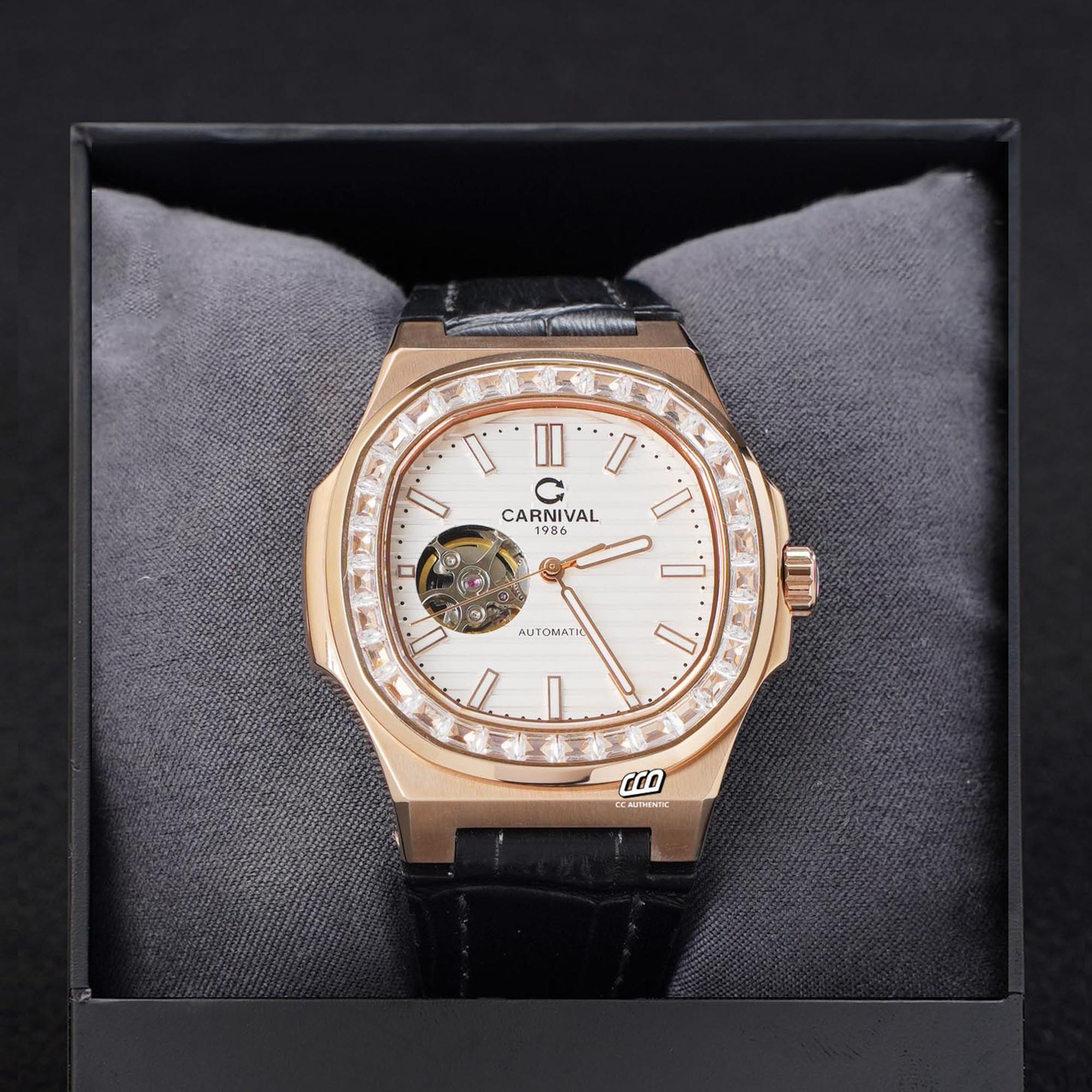 ĐỒNG HỒ NAM CARNIVAL 8128G VH DD T AUTOMATIC 40MM