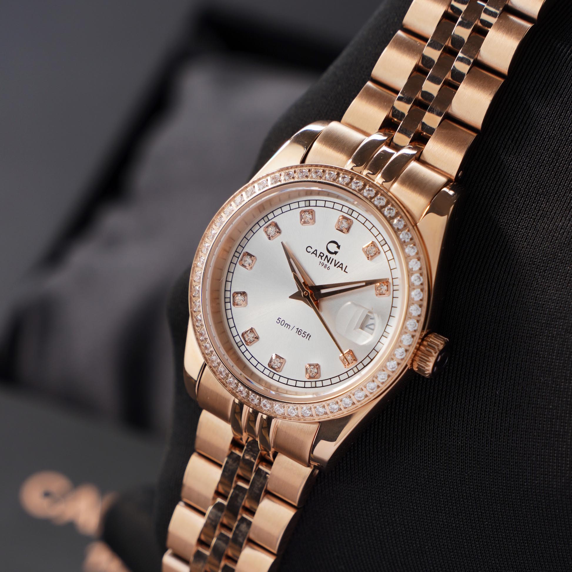 ĐỒNG HỒ NỮ CARNIVAL 8131L2 VH T QUAZT 32MM
