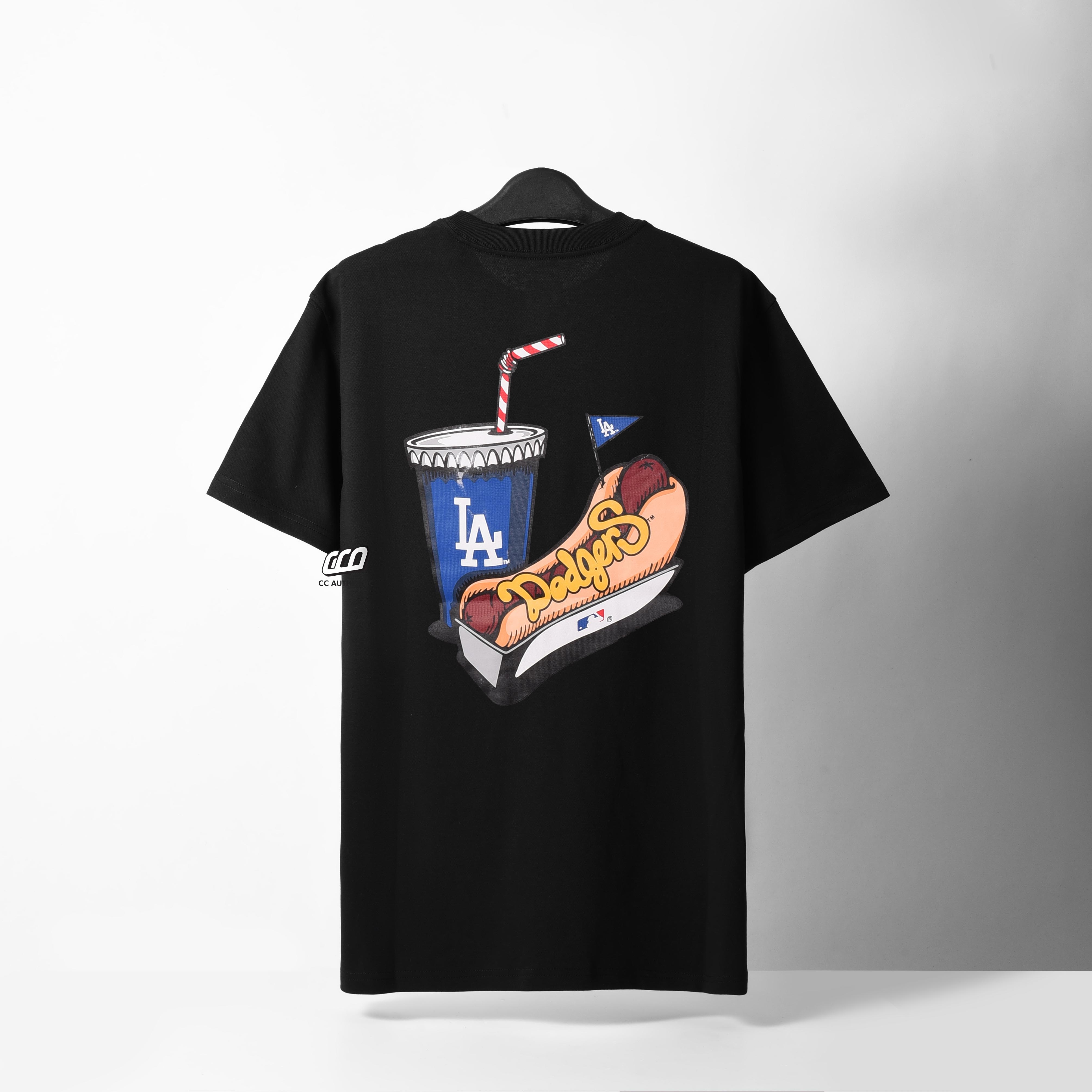 NEW ERA INNING STRET T-SHIRT - BLACK