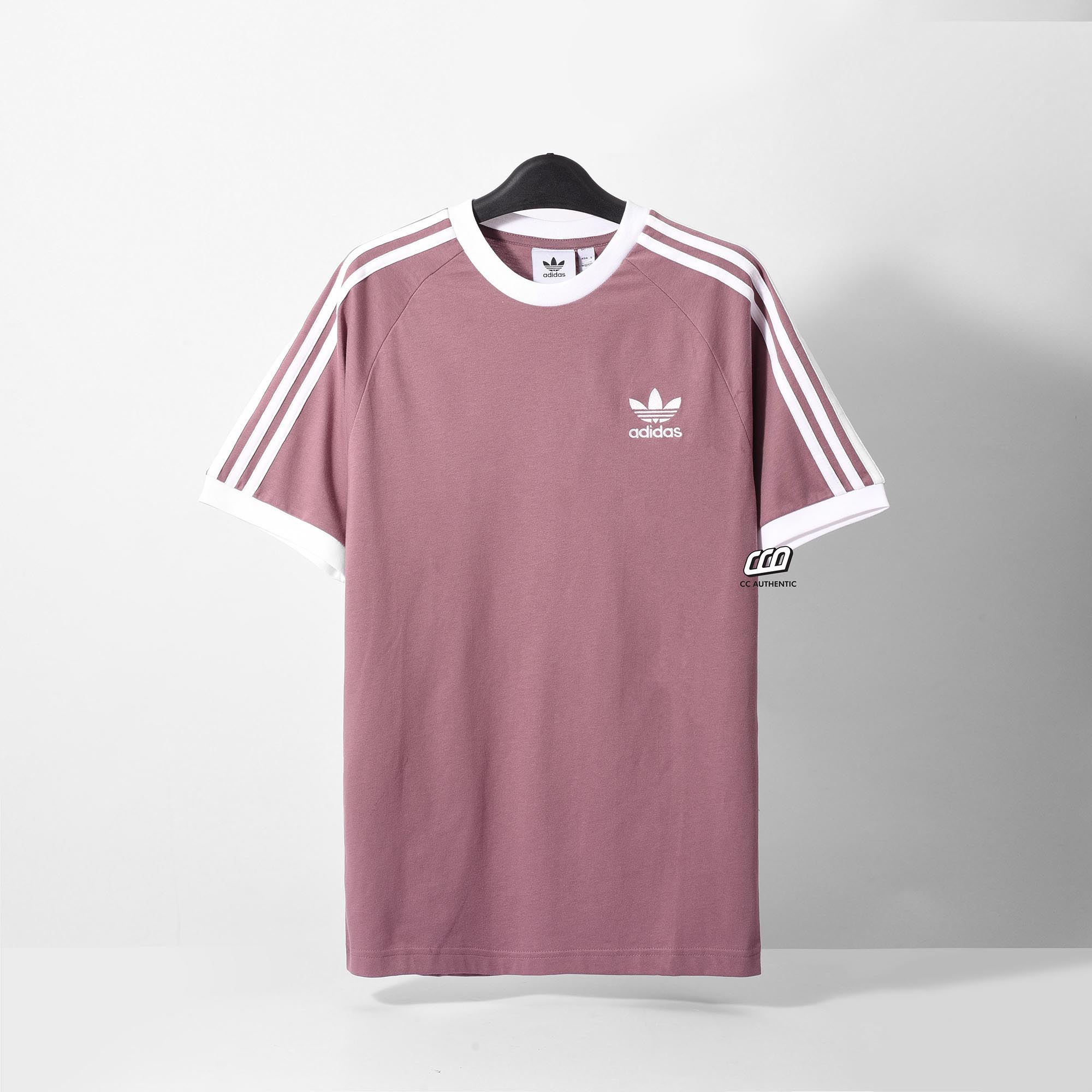 ADIDAS CLASSIC ADICOLOR 3 STRIPES T-SHIRT - PINK