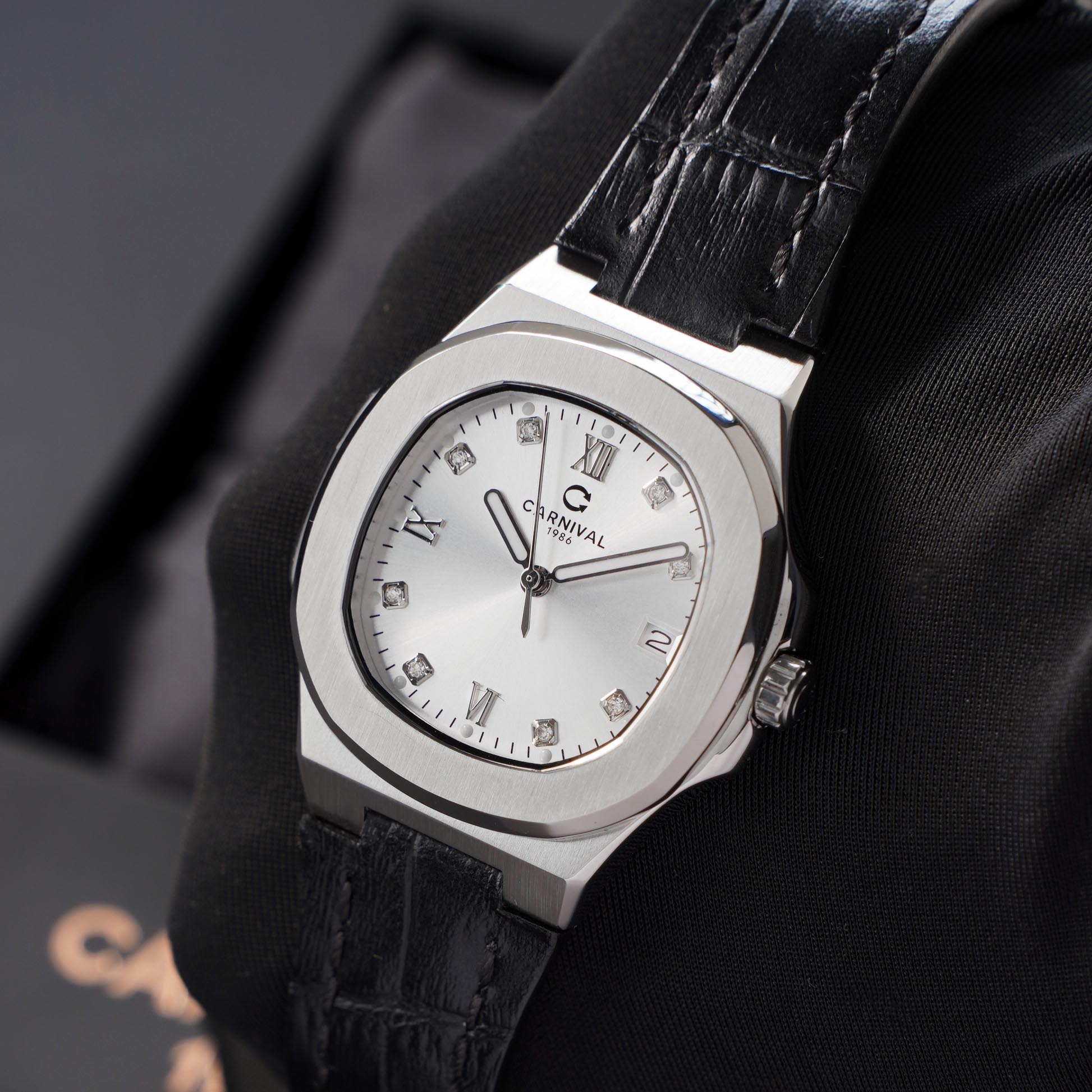 ĐỒNG HỒ NỮ CARNIVAL 8160L VT DD T QUAZT 34MM