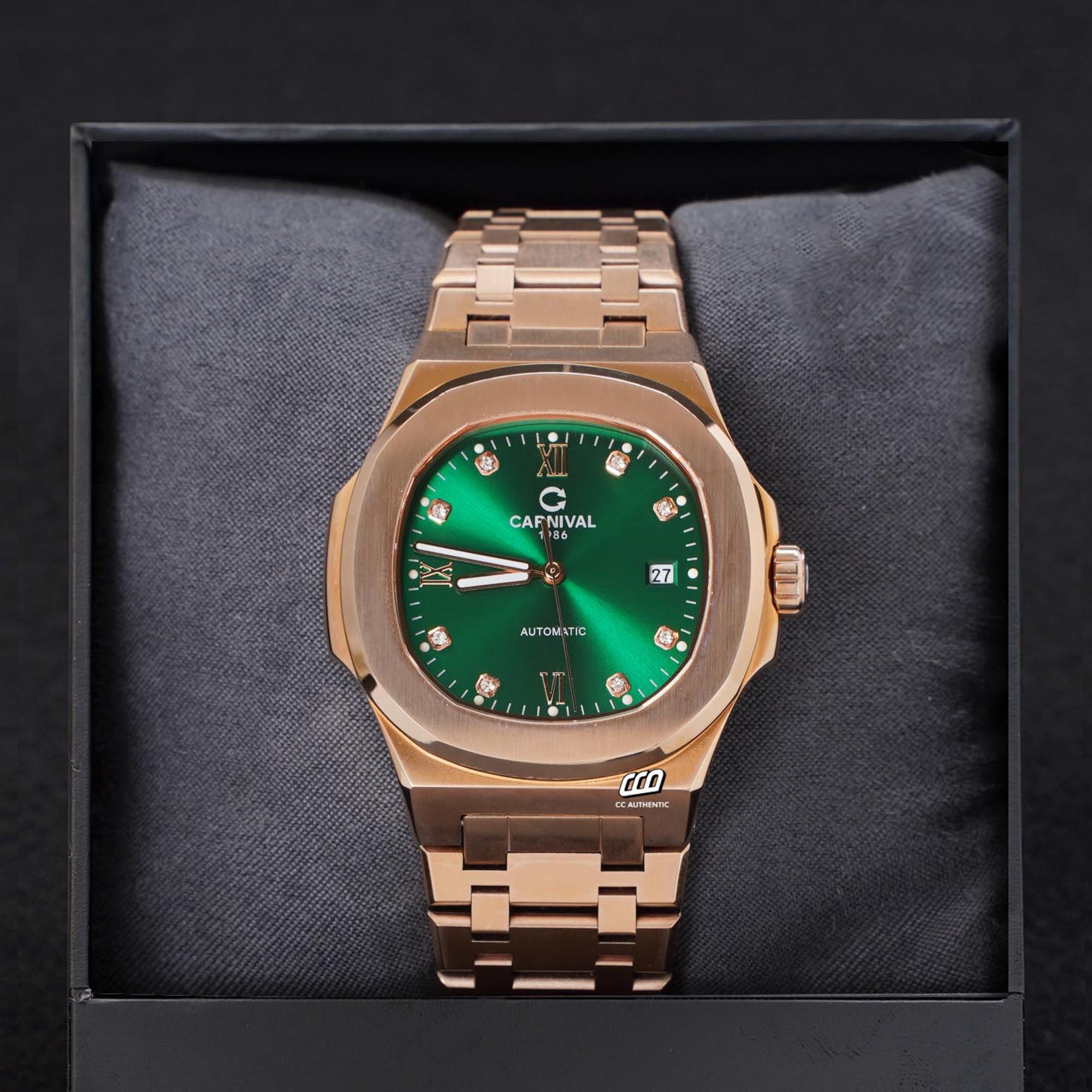 ĐỒNG HỒ NAM CARNIVAL 8160G VH XL AUTOMATIC 41MM