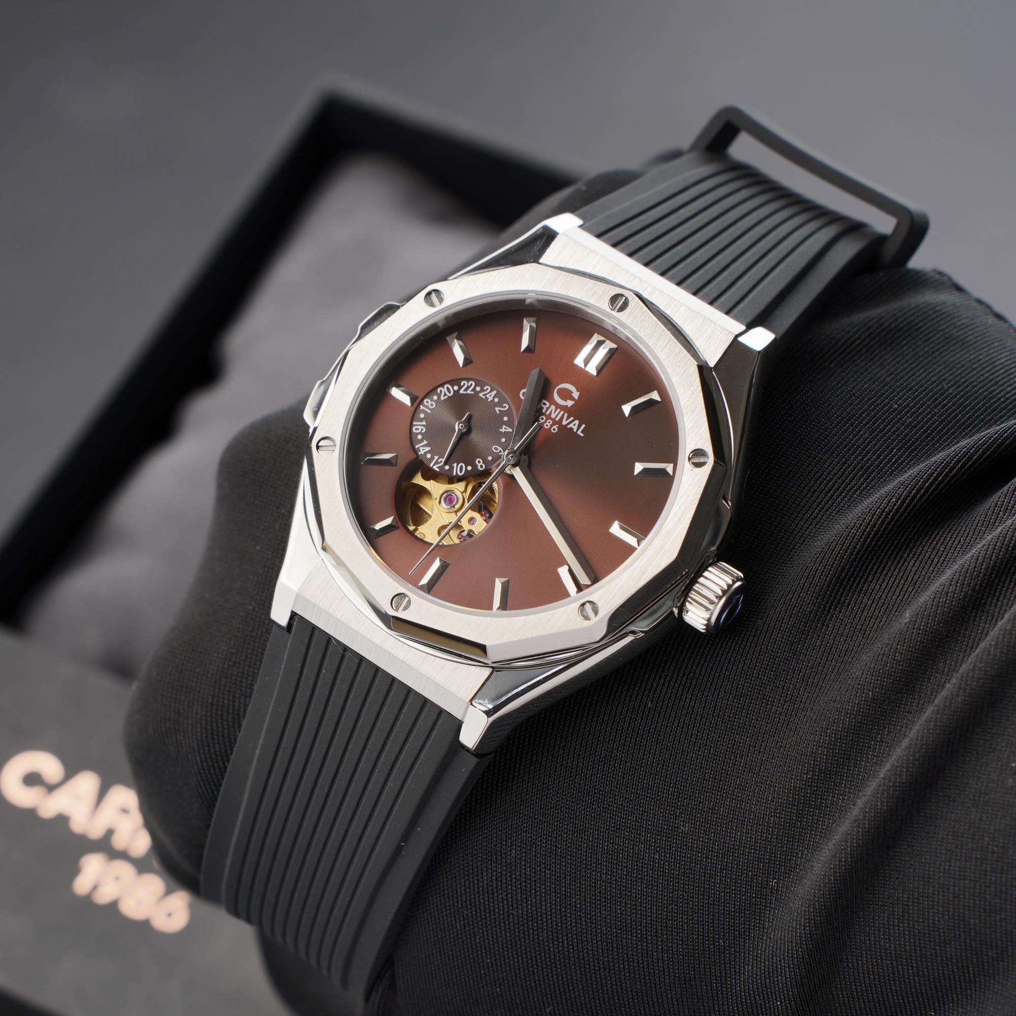 ĐỒNG HỒ NAM CARNIVAL 8189G VT DCS N AUTOMATIC 42MM