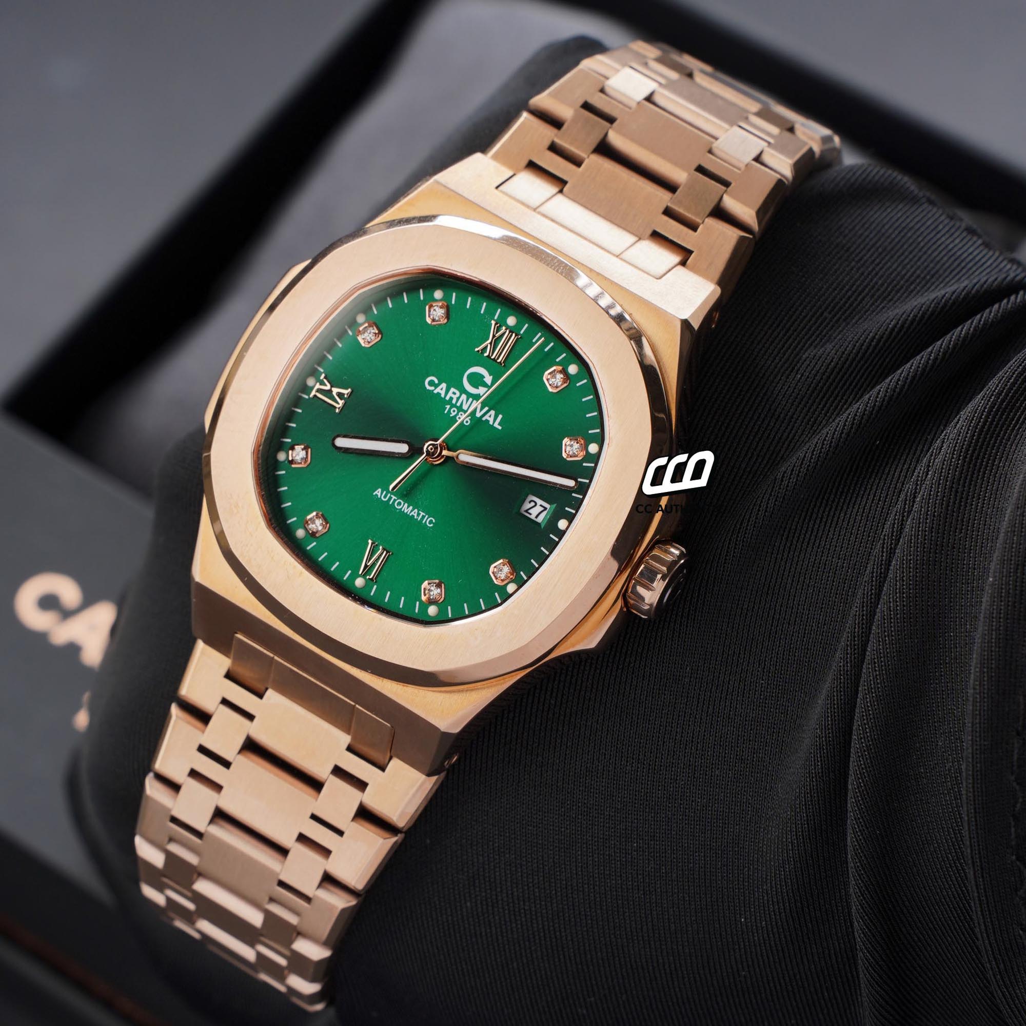ĐỒNG HỒ NAM CARNIVAL 8160G VH XL AUTOMATIC 41MM