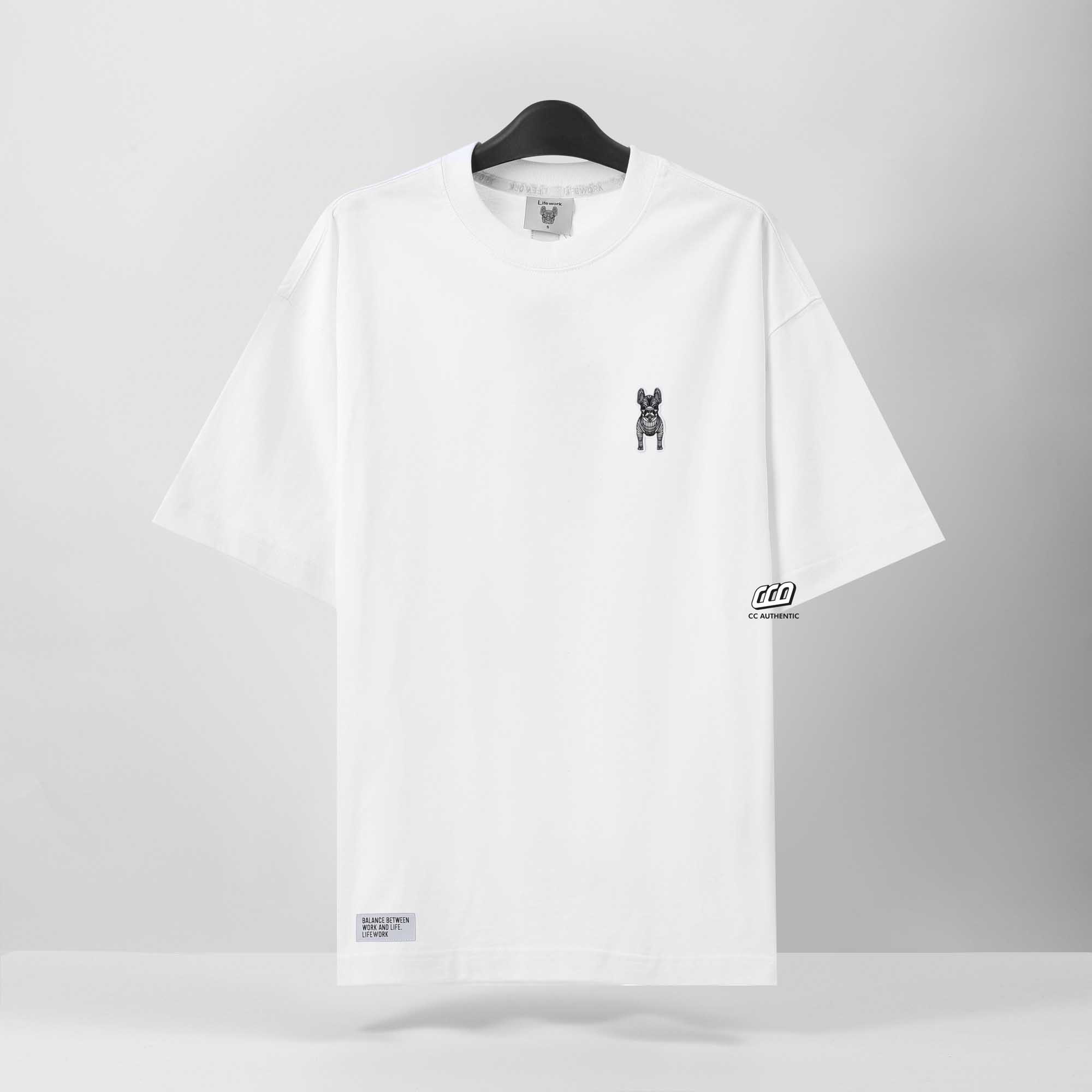 LIFEWORK SILICON RADOK T-SHIRT - WHITE
