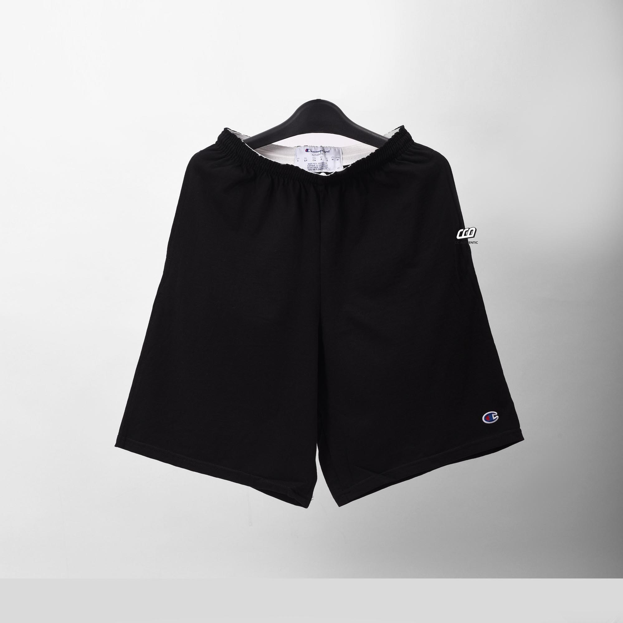 CHAMPION COTTON SHORT - BLACK