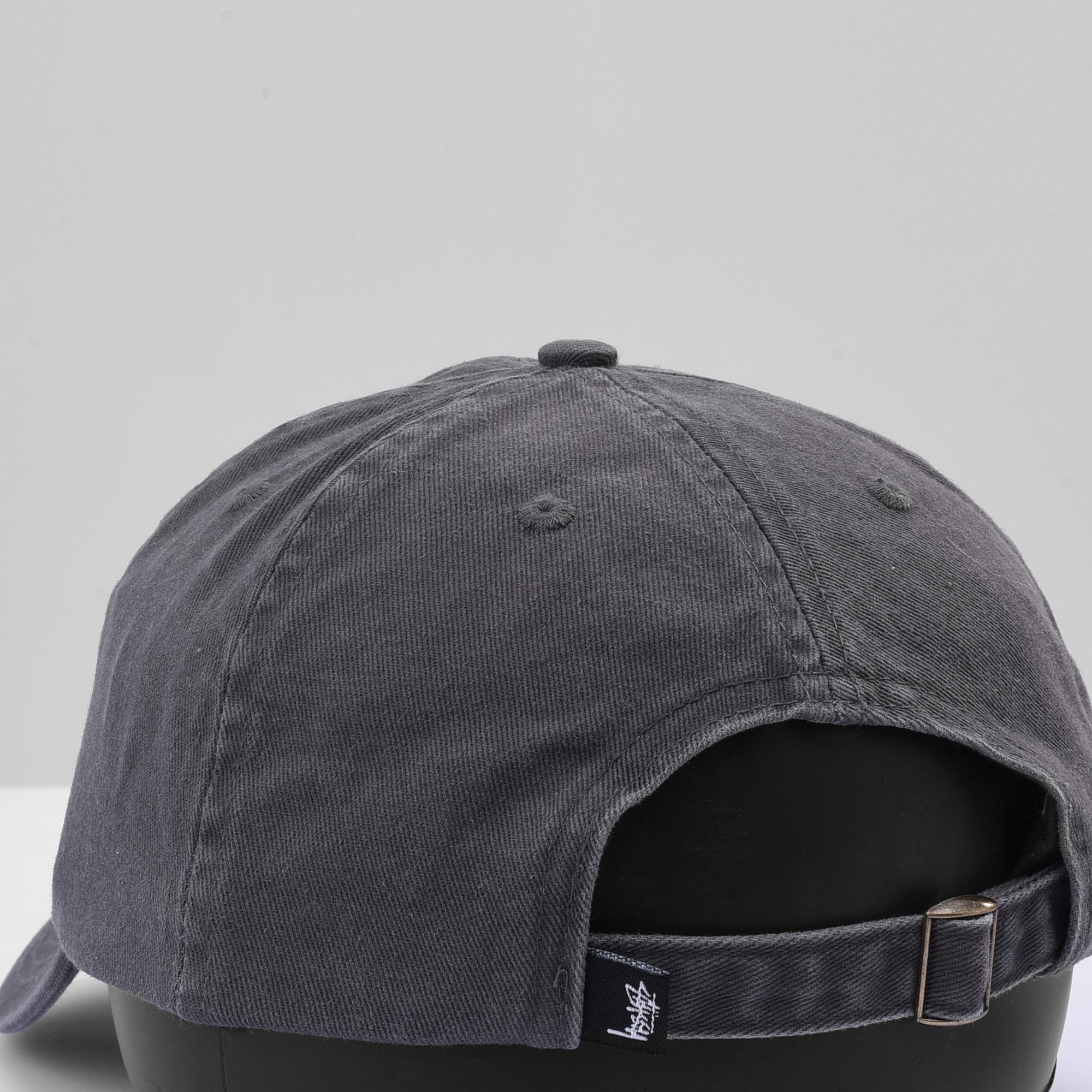 STUSSY STOCK LOW PRO CAP - CHARCOAL